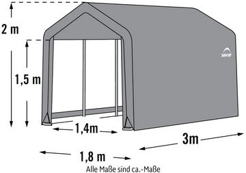 ShelterLogic Foliengerätehaus, BxT: 180x300 cm