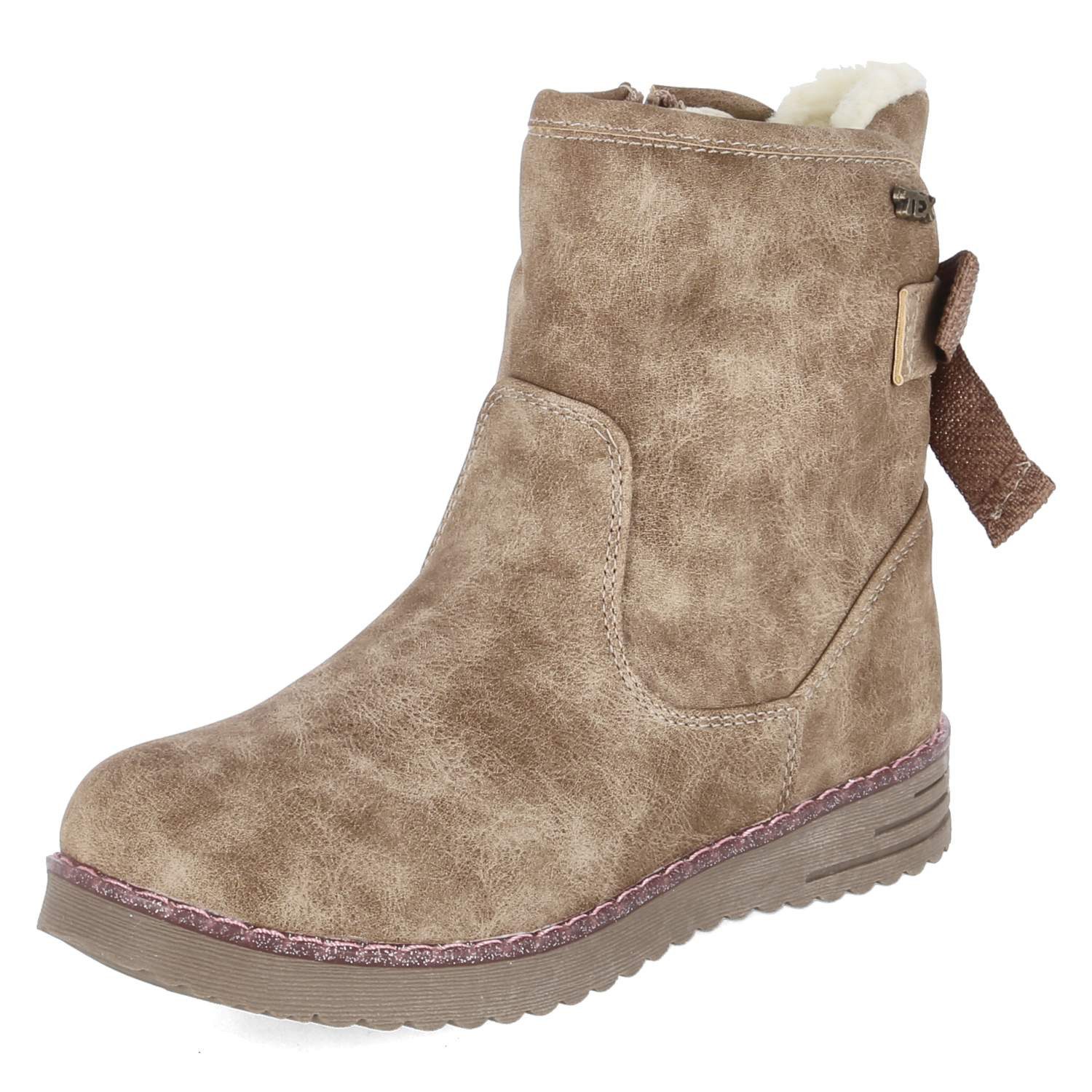 Indigo Indigo 464134000/438 Unisex Textil & Synthetik taupe Winterstiefel