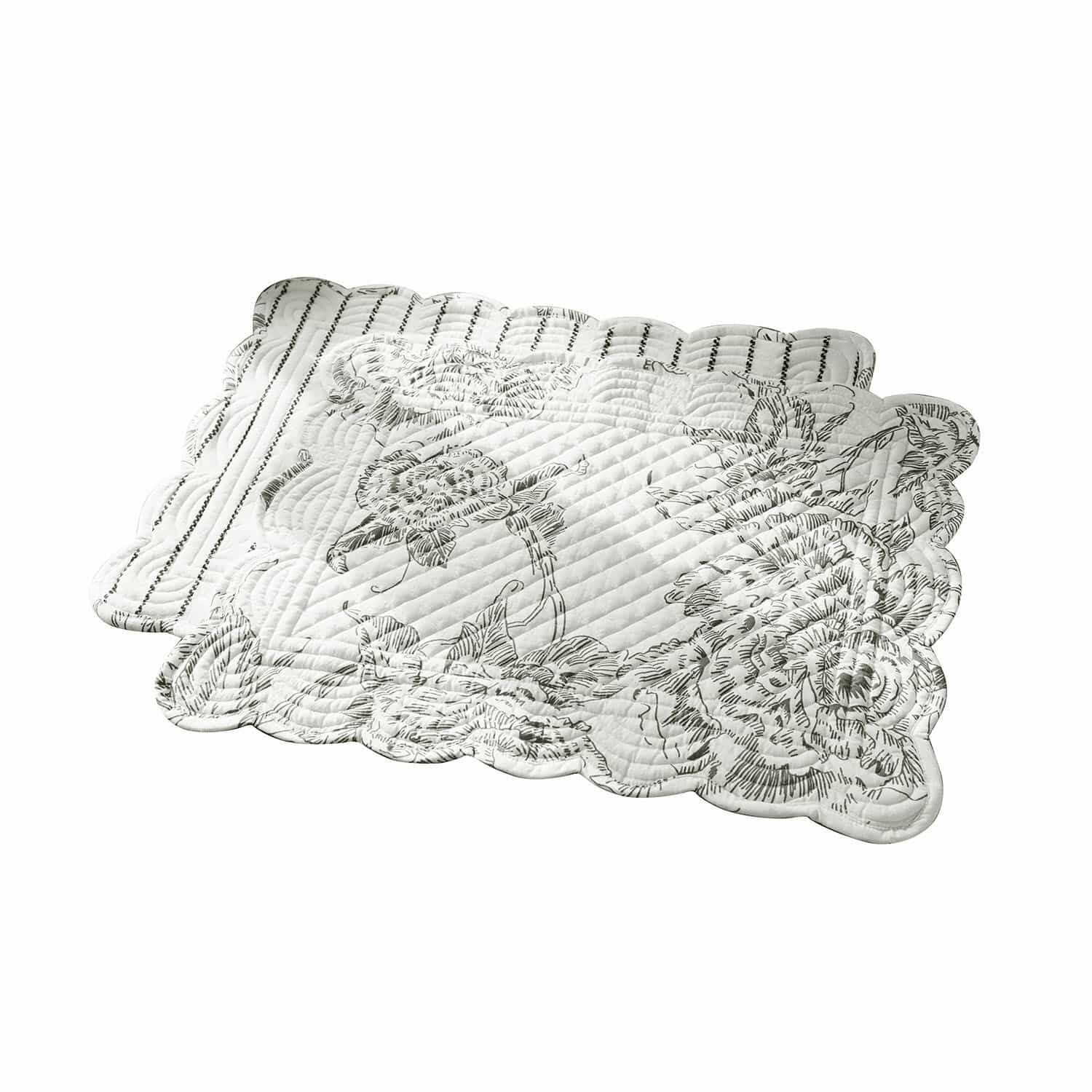 Mirabeau Platzset Platzset 2er Set Calarion weiß/grau