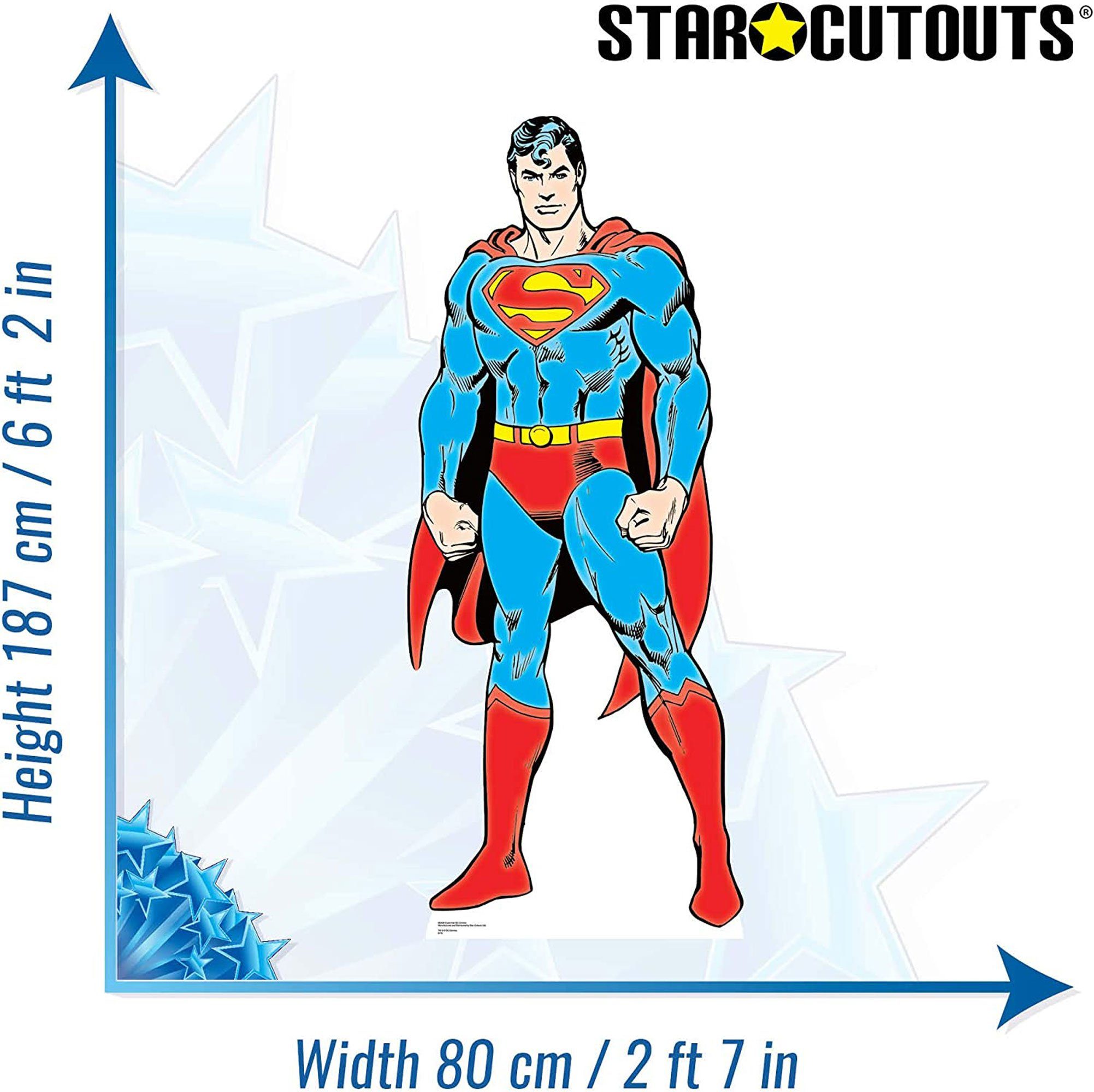 Dekofigur Superman Pappaufsteller DC Comics - - Life empireposter cm Size Standy 80x187 - -