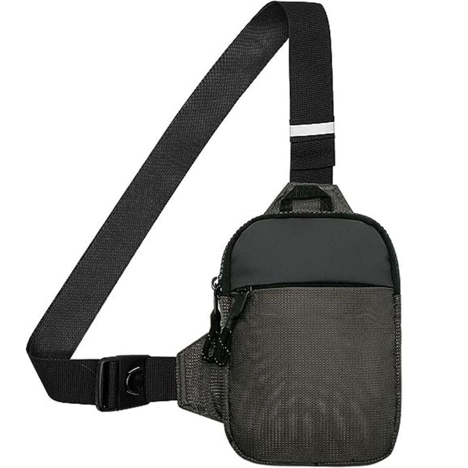 feinlux Schultertasche Schultertasche Brusttasche Sling Schulter Rucksack Rucksäcke Crossbody (Packung, Umhängetasche), für Outdoor Camping Reisen Wandern Radfahren Multipurpose Tagepacks