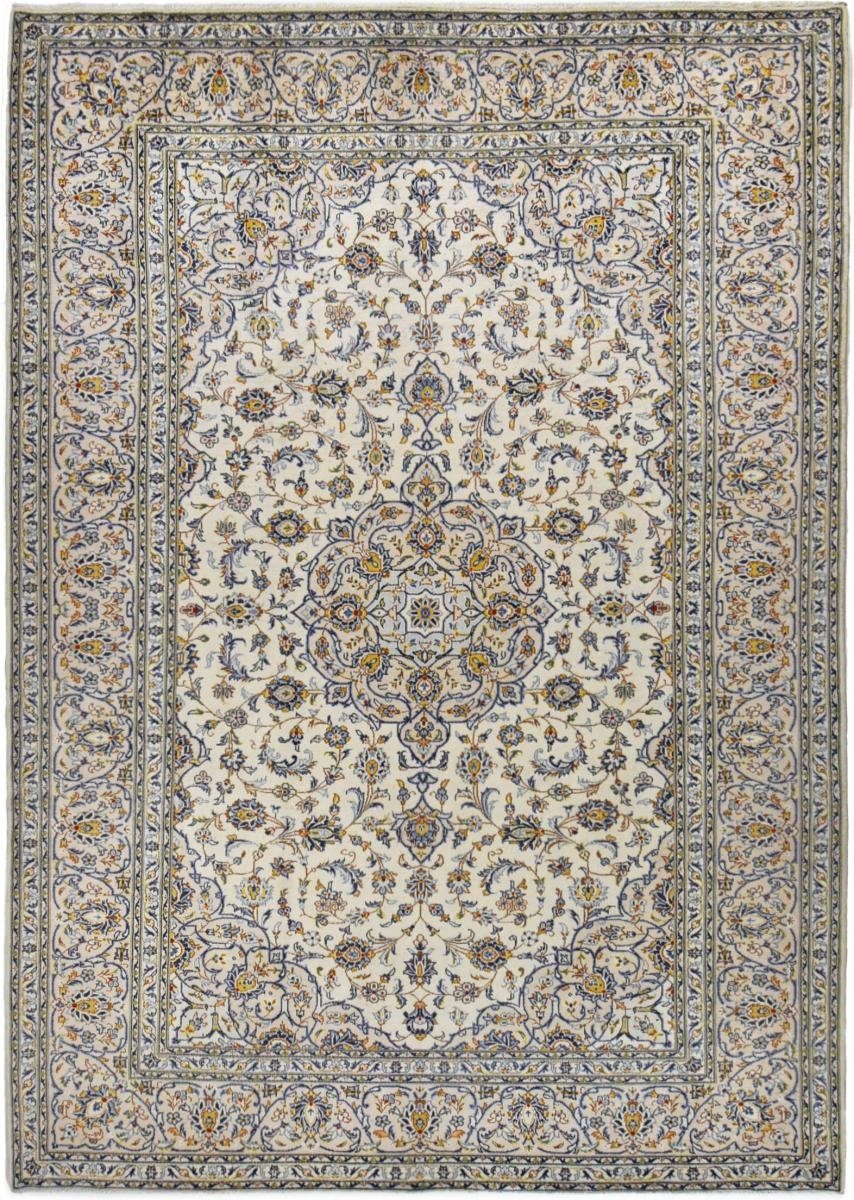 Orientteppich Keshan 246x344 Handgeknüpfter Orientteppich / Perserteppich, Nain Trading, rechteckig, Höhe: 12 mm