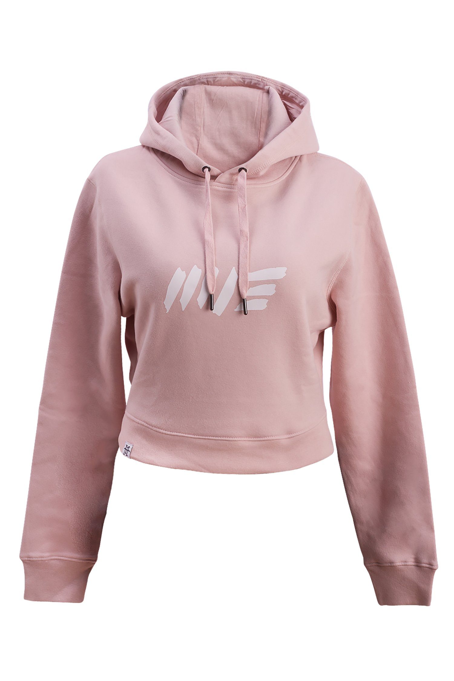 Manufaktur13 Crop Cropped Oversize Hoodie Sweater Rosa Hoodie Kapuzenpullover, kurzer -