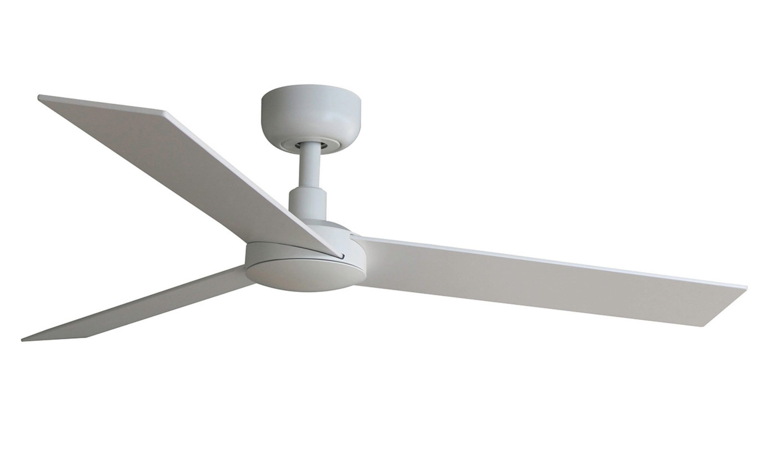 FARO Barcelona Deckenventilator Energiespar Deckenventilator Rudder S Weiß, Timer