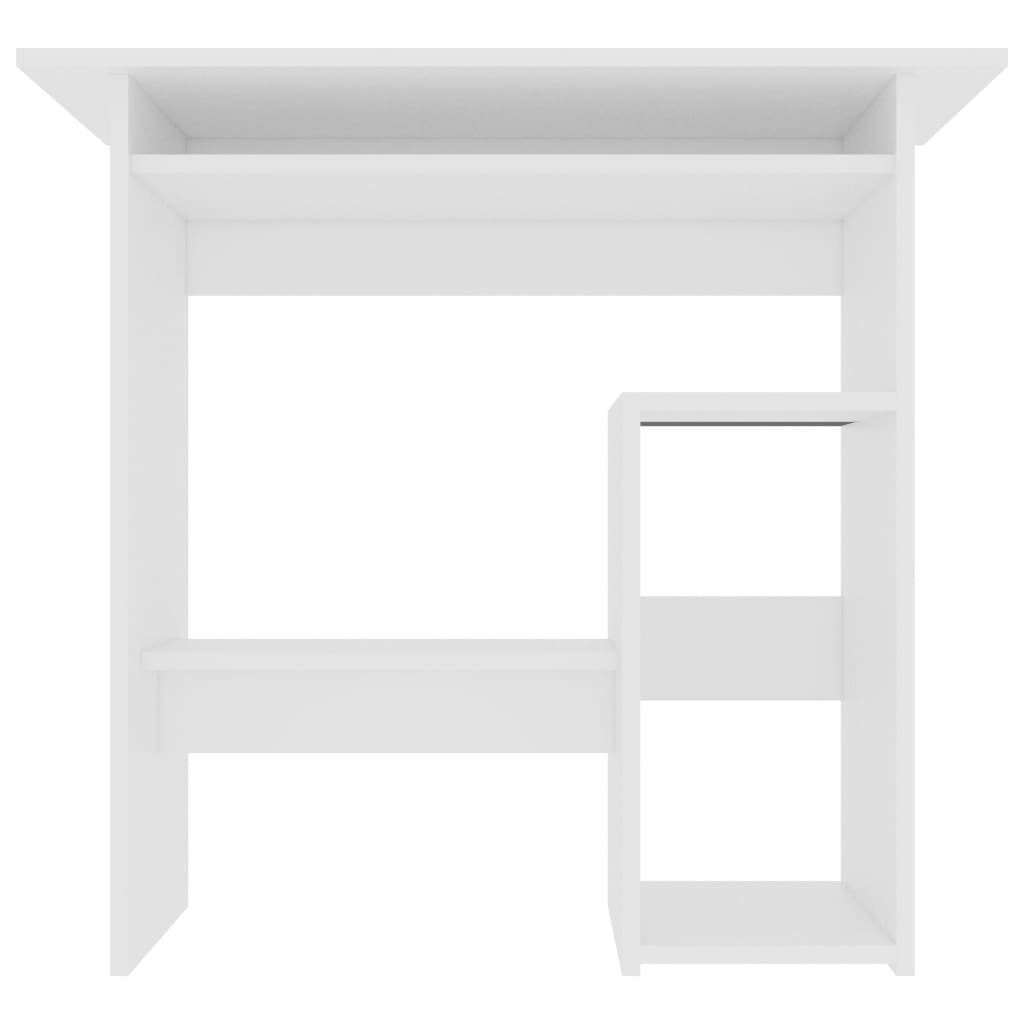80x45x74 Holzwerkstoff Schreibtisch Weiß Weiß cm | Schreibtisch vidaXL Weiß