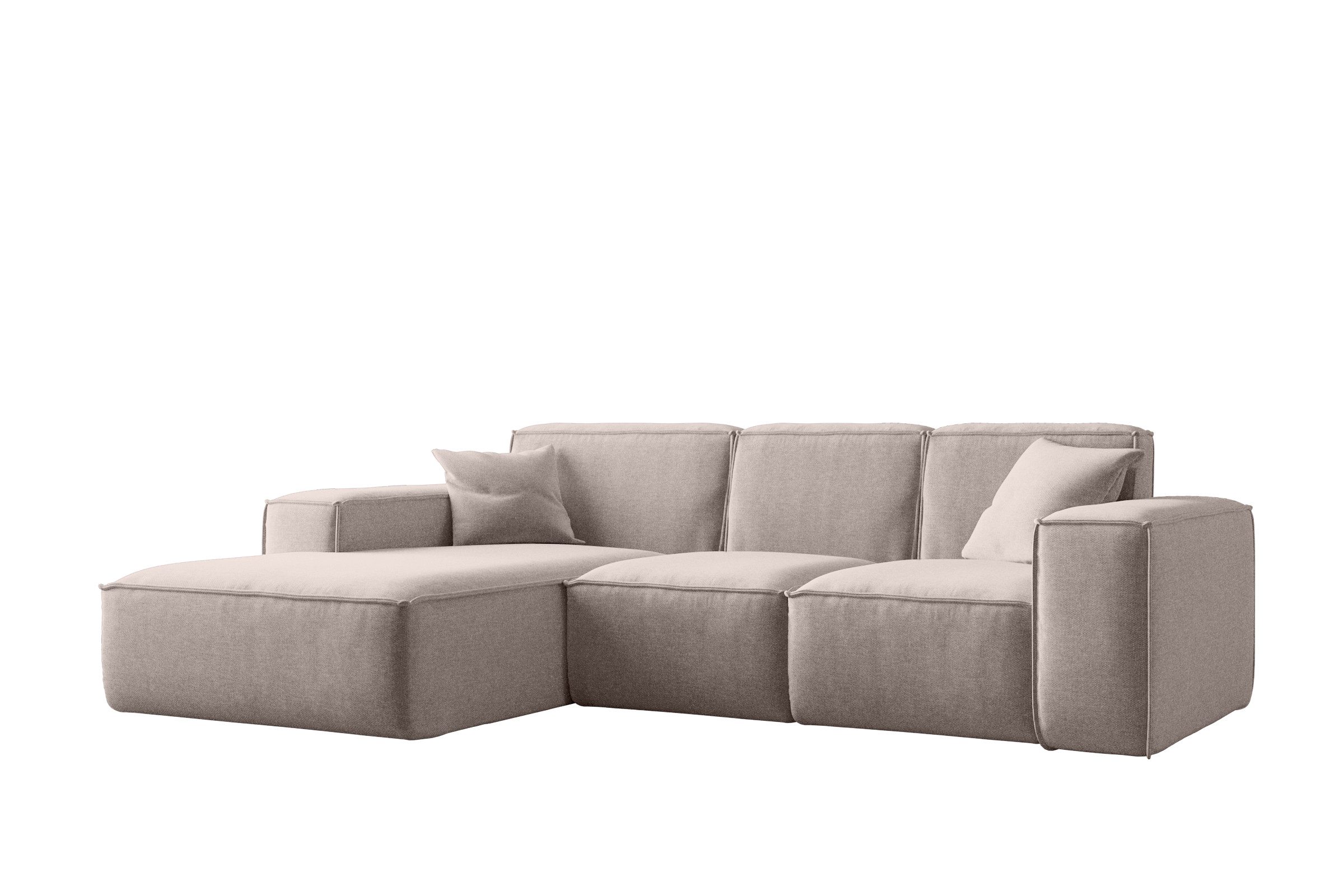 Kaiser Möbel Ecksofa Eckcouch SIENA L-Form, Stoff Poso/Salvador/Maloy/Artic günstig online kaufen