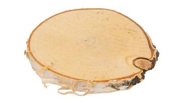 NaDeco Bastelnaturmaterial Birkenscheiben natur rund Ø 3-6cm ca. 250g