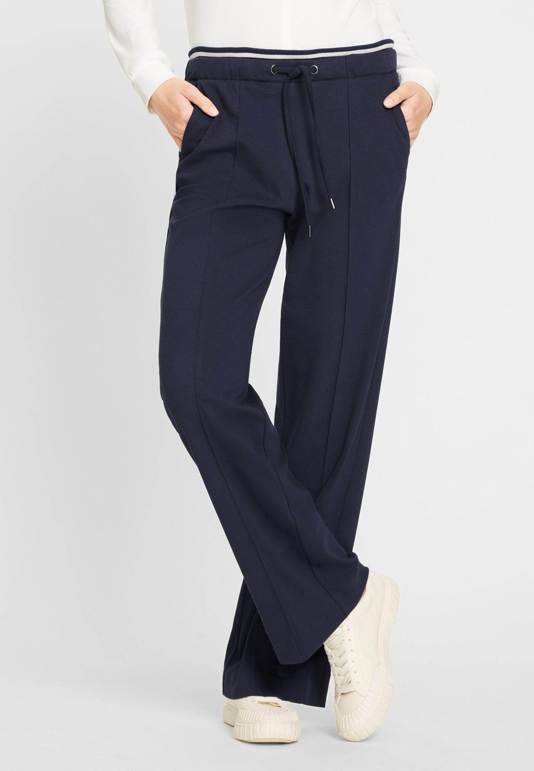 Olsen Sweathose mit Tunnelzug und Bindeband