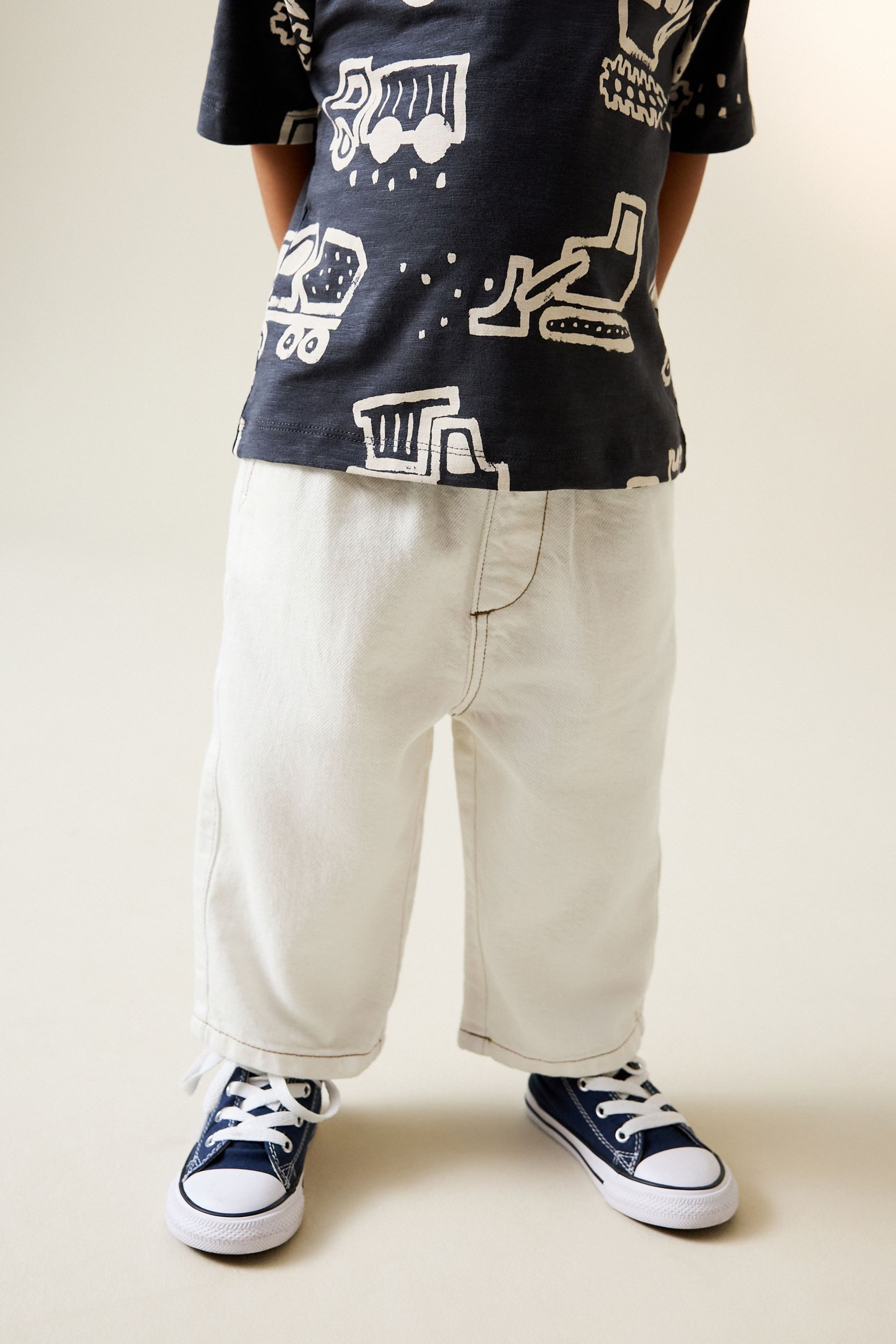 Next Schlupfjeans Weit geschnittene Jeans (1-tlg) – Bild 4 von 5