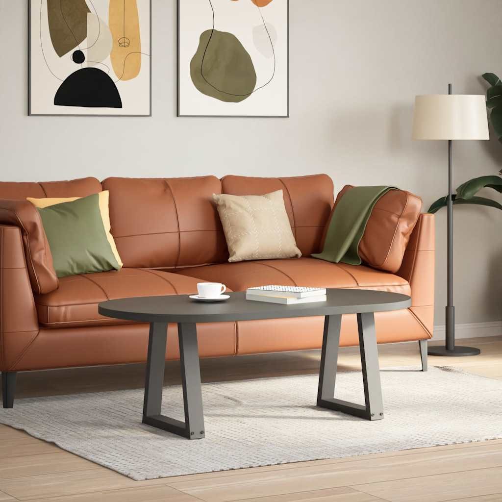 vidaXL Tischbein Couchtischbeine V-Form 2 Stück Anthrazit 28x(42-43,3) cm S günstig online kaufen