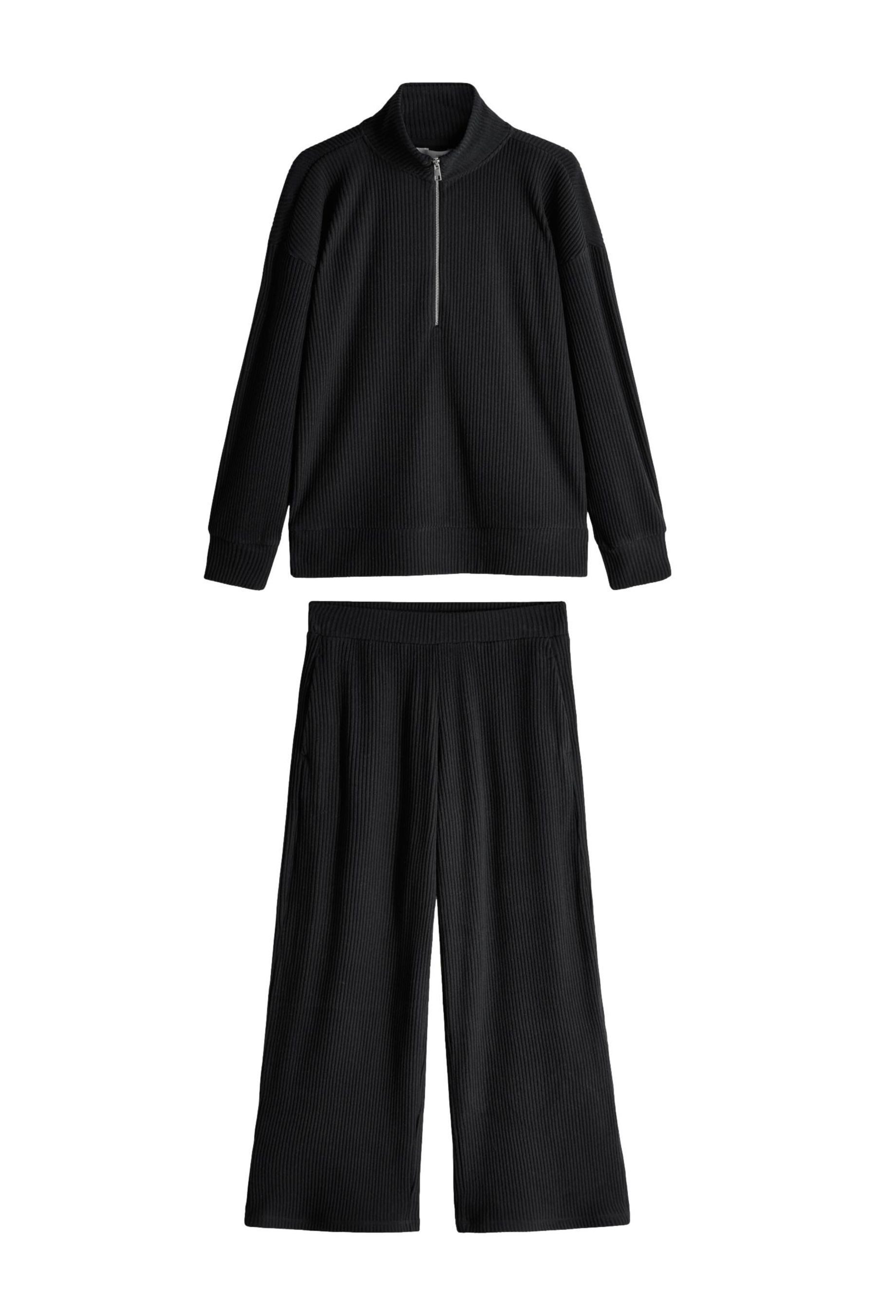The Set Loungeanzug The Set weiches Sweatshirt + Jogginghose (2 tlg)