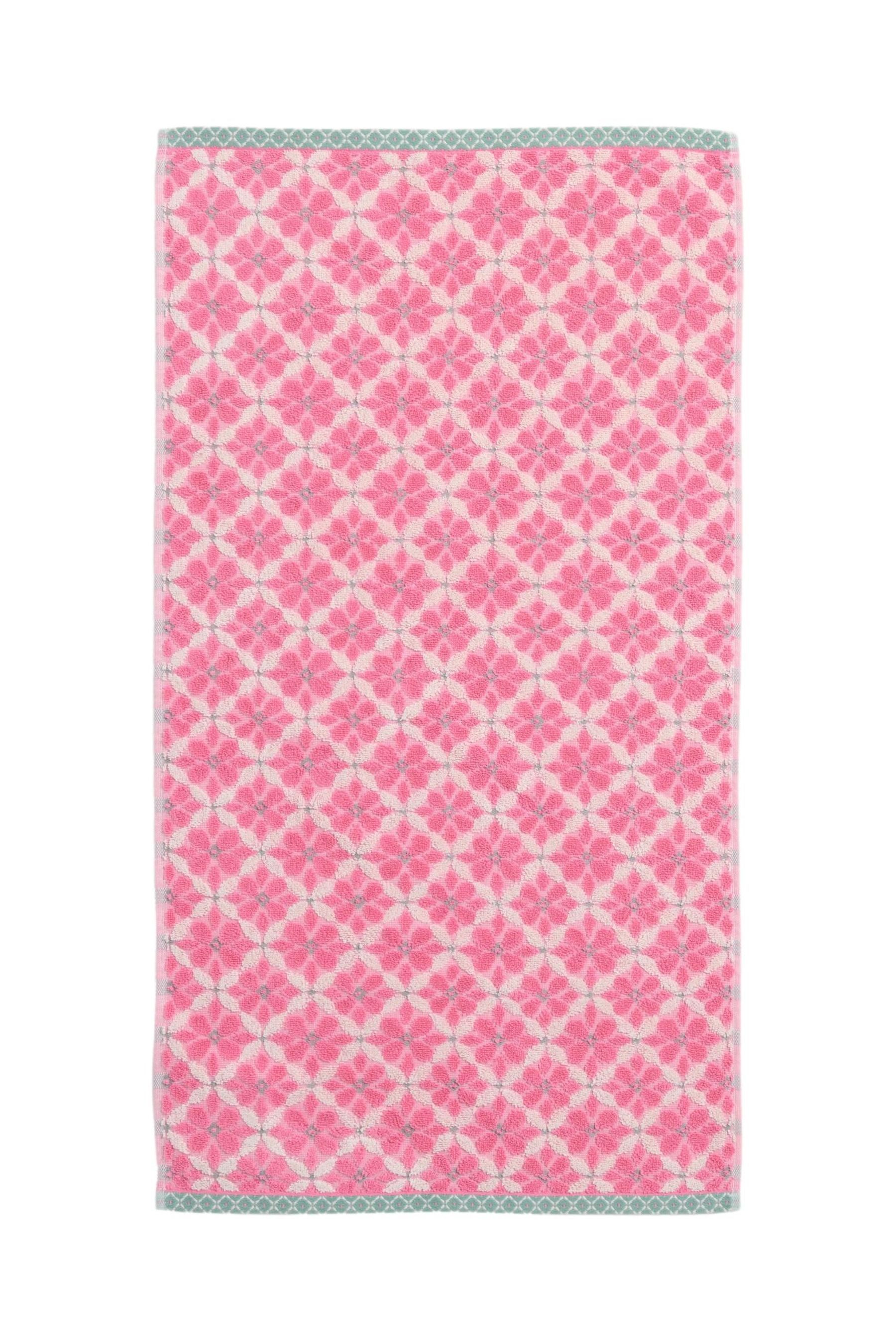 Next Handtuch Handtuch mit geometrischem Kachelmuster, (1-St)