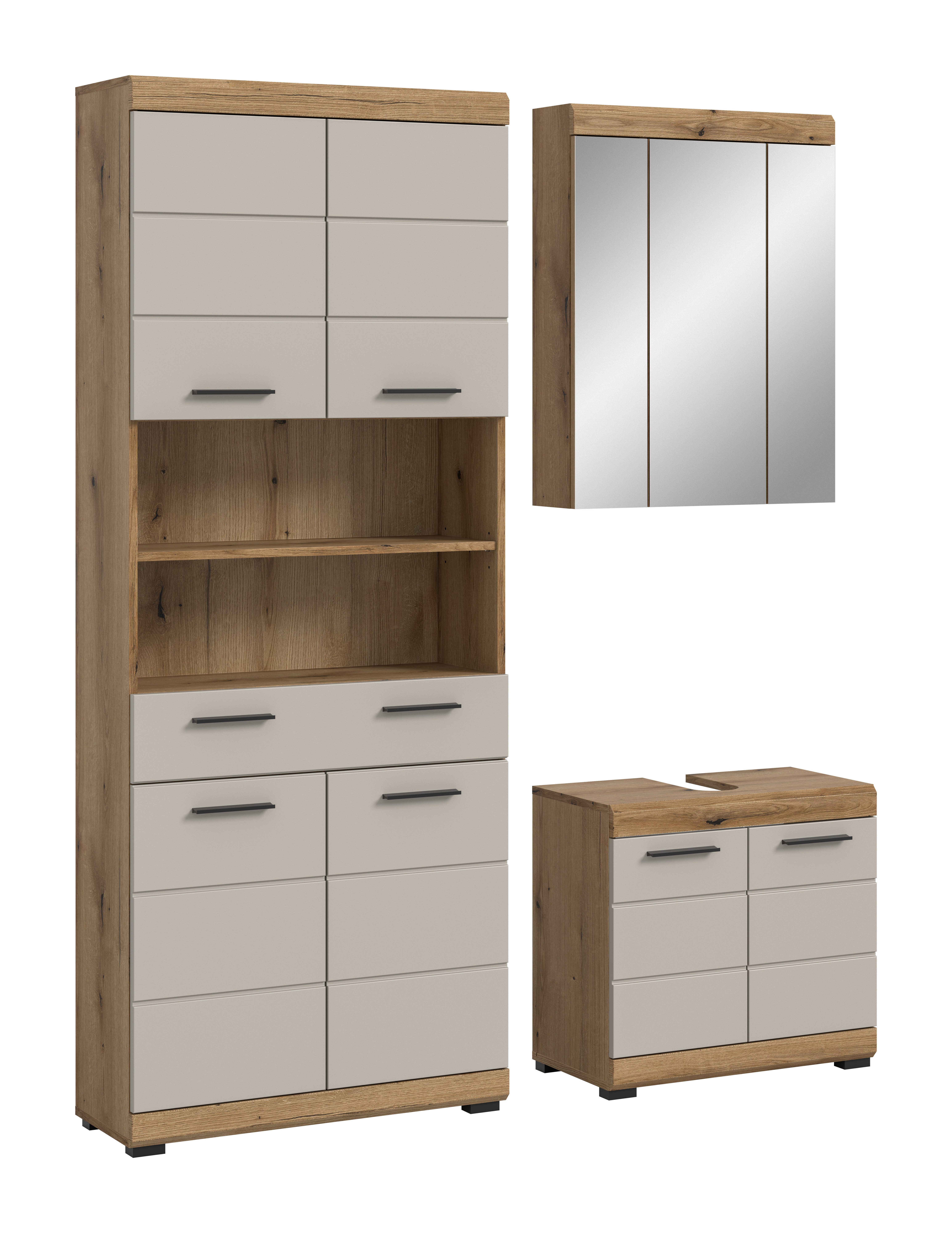 furnling Badmöbel-Set Scott, (3-St., aus Hängeschrank, günstig online kaufen
