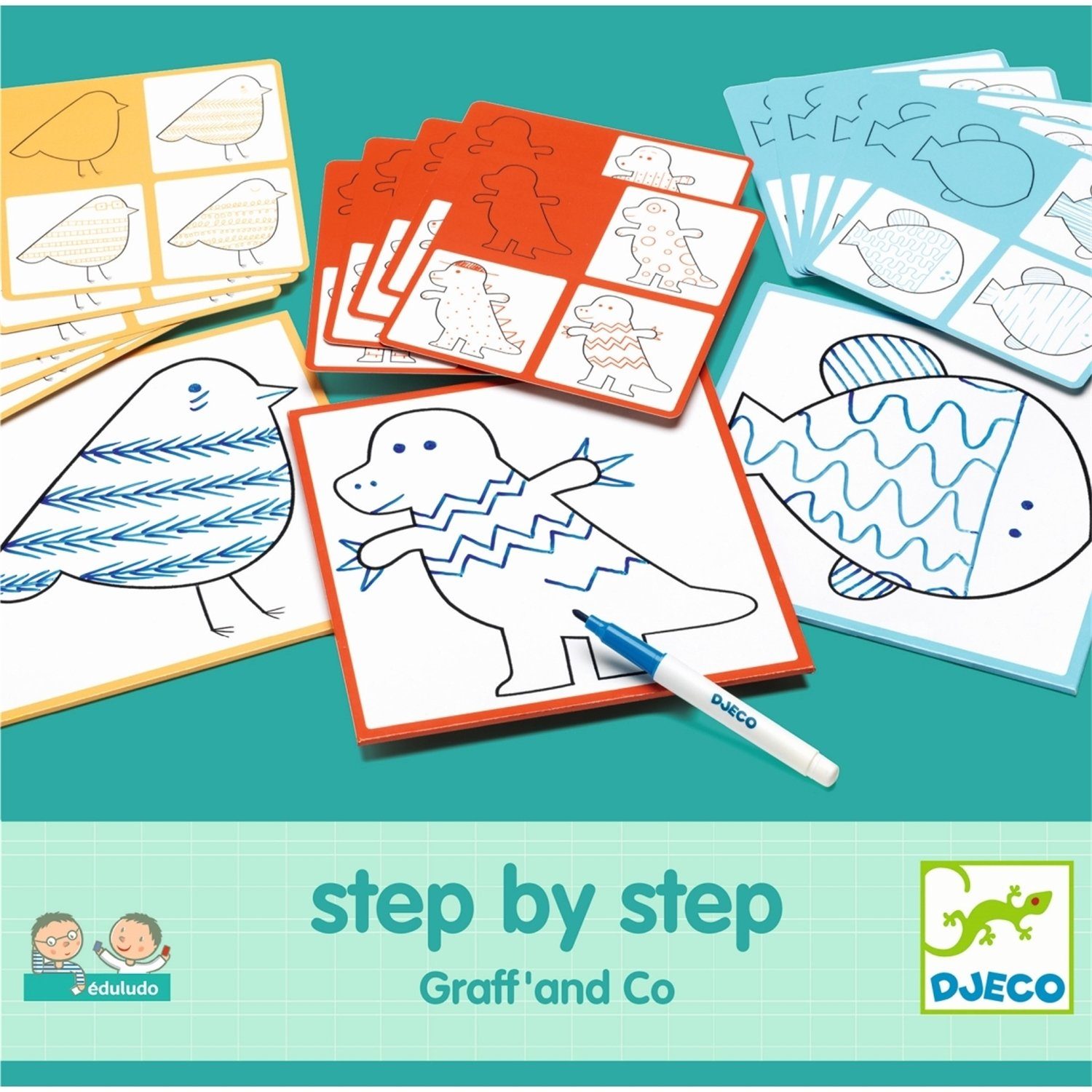 Spiel DJ08324 Lernspiele - Step by Step Graff und Co