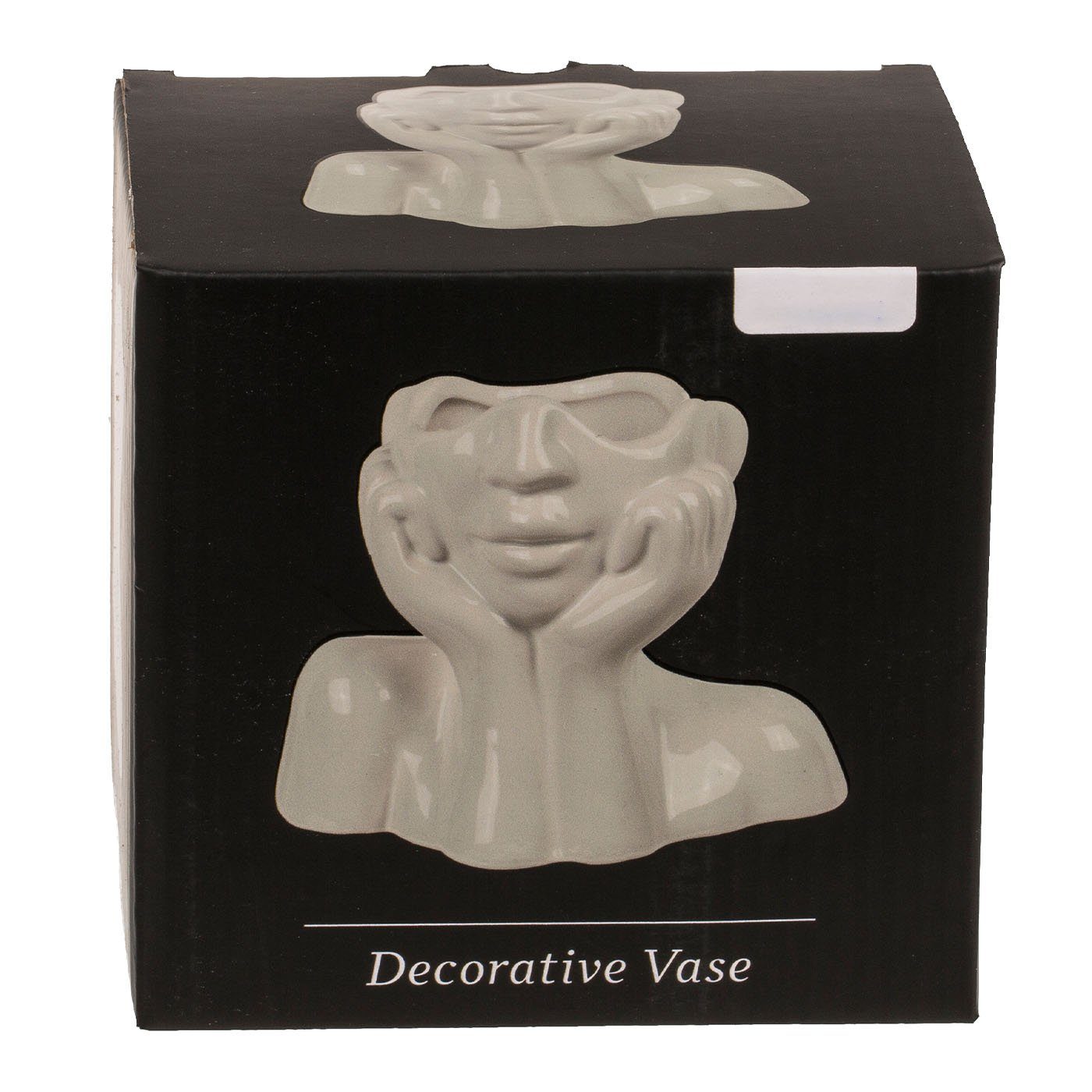 ReWu Dekovase Keramik-Vase Face 7 cm x 14 x 11,5