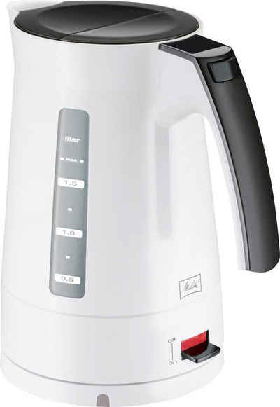 Melitta Wasserkocher Enjoy Aqua weiß, 1,7 l, 2400 W