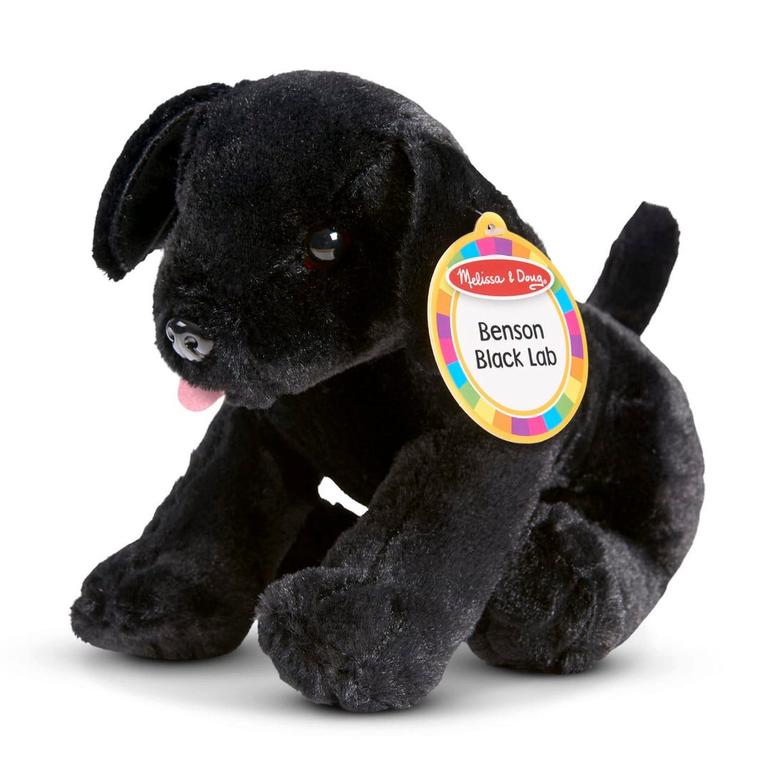 Melissa & Doug Kuscheltier Schwarze Benson Labrador-Welpe