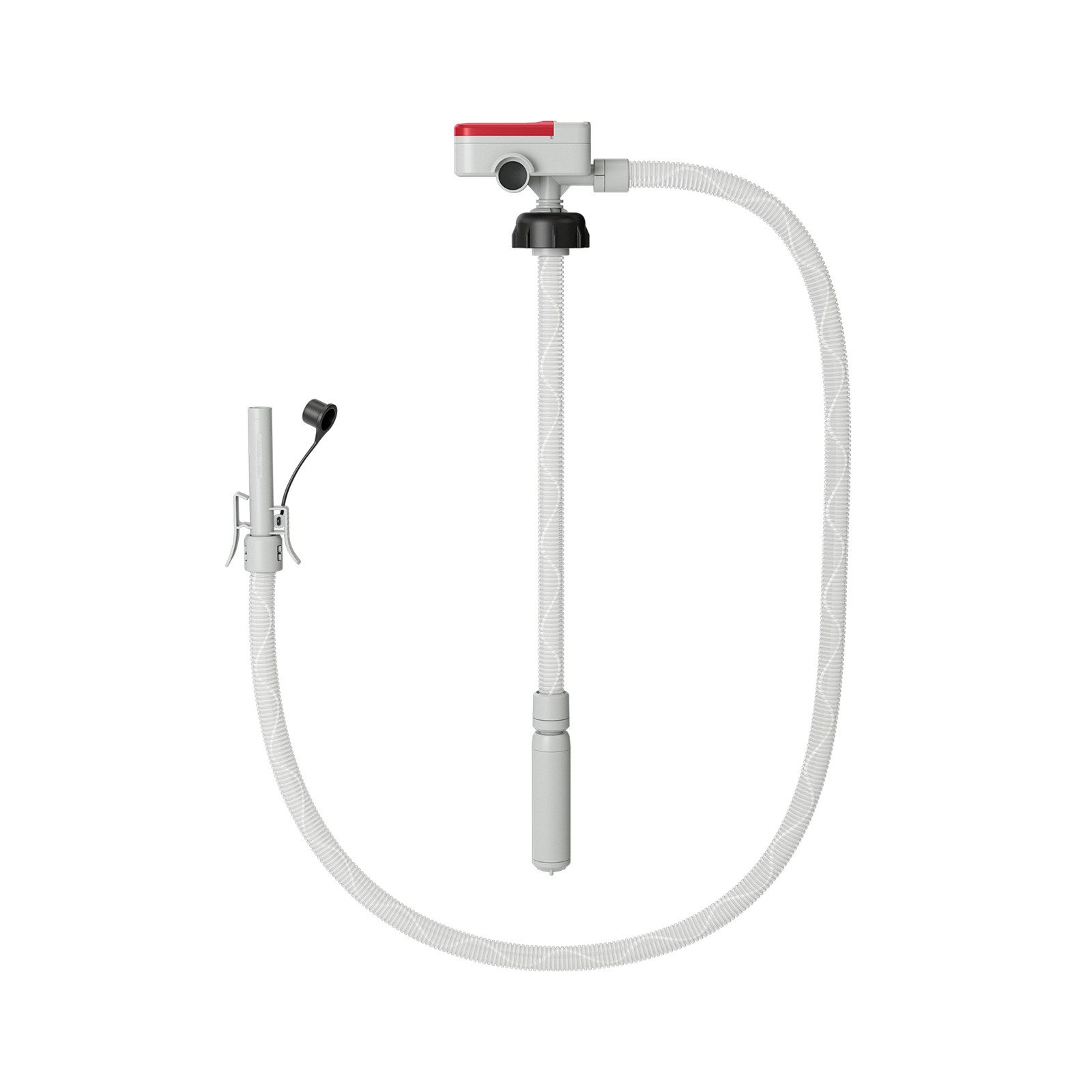 COSTWAY Ölabsaugpumpe, Kraftstoff Umfüllpumpe 3,2 GPM, 3 Größen-Adapter