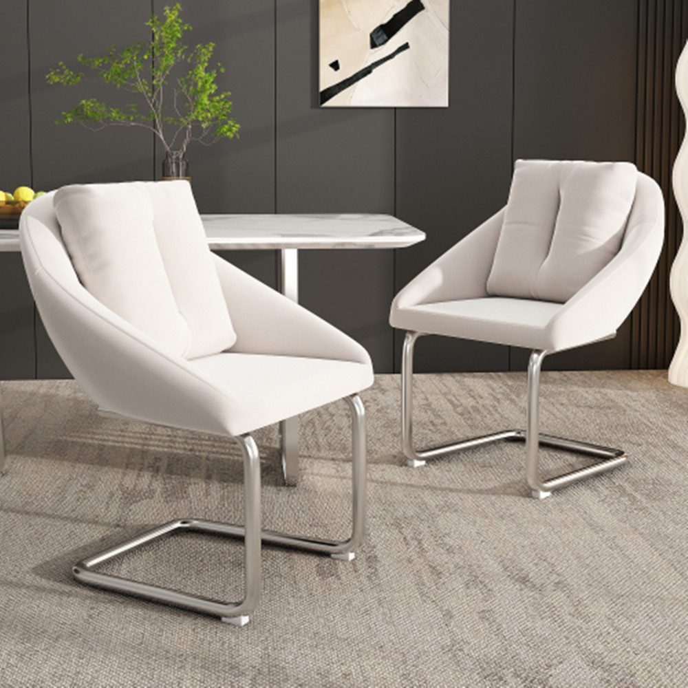 Esszimmerstuhl 2er-Set Esszimmerstuhl mit Kissen, Drehstuhl für Wohnzimmer und