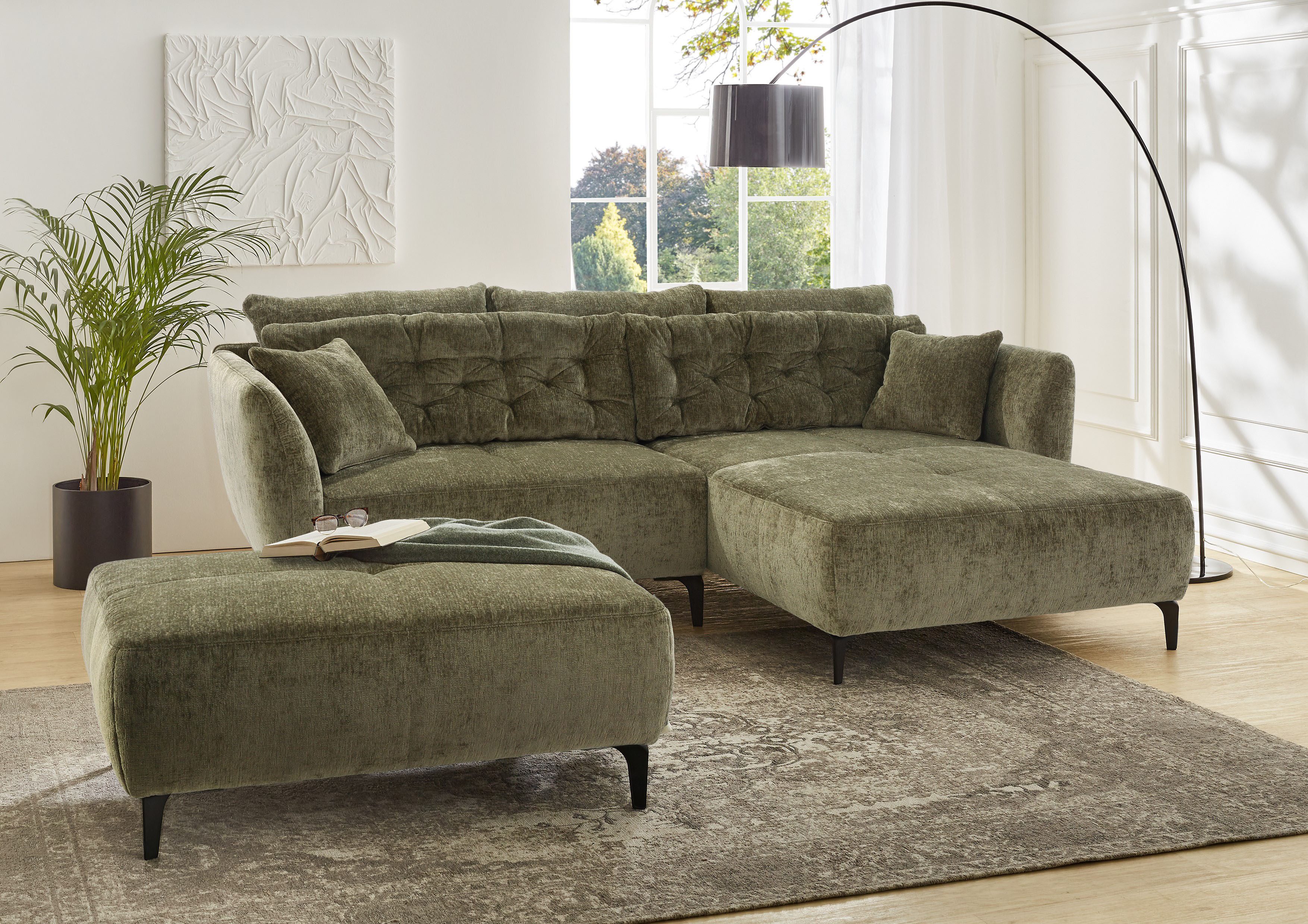 Jockenhöfer Gruppe Hocker Salo, im Retrolook mit Wellenunterfederung und fr günstig online kaufen