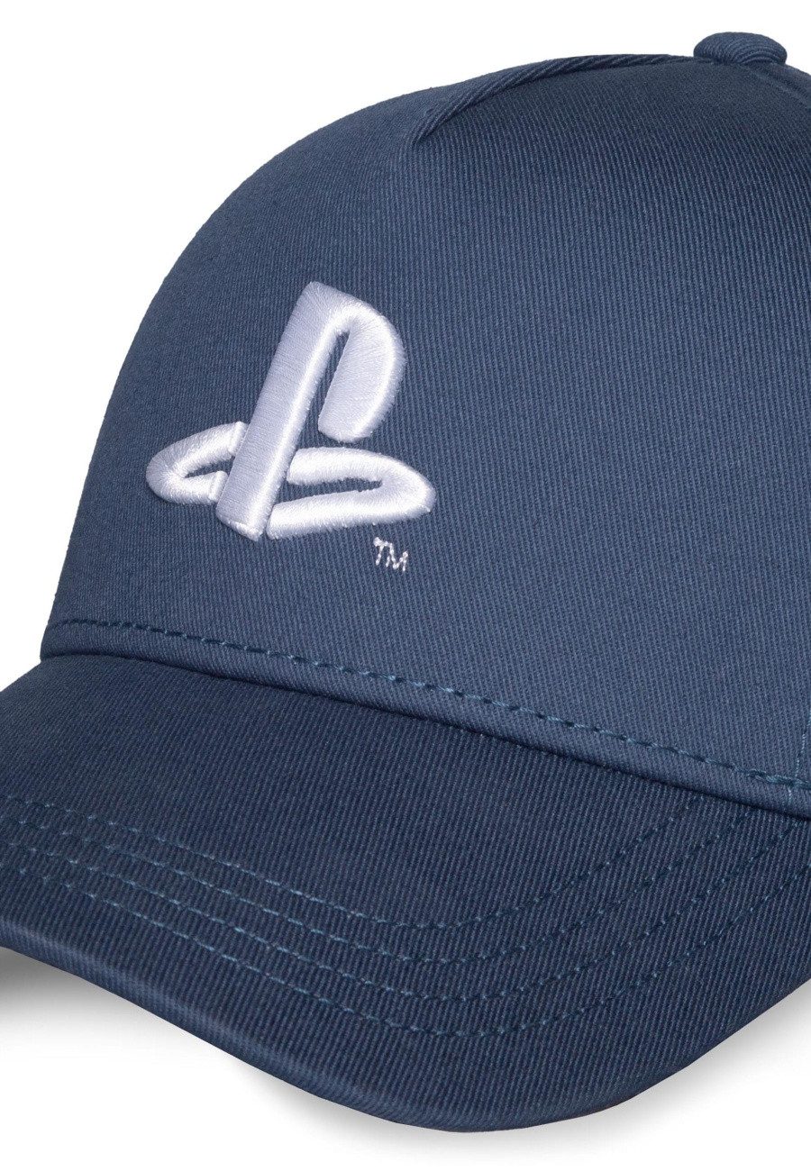DIFUZED Baseball Cap PlayStation Baseball Logo Navy