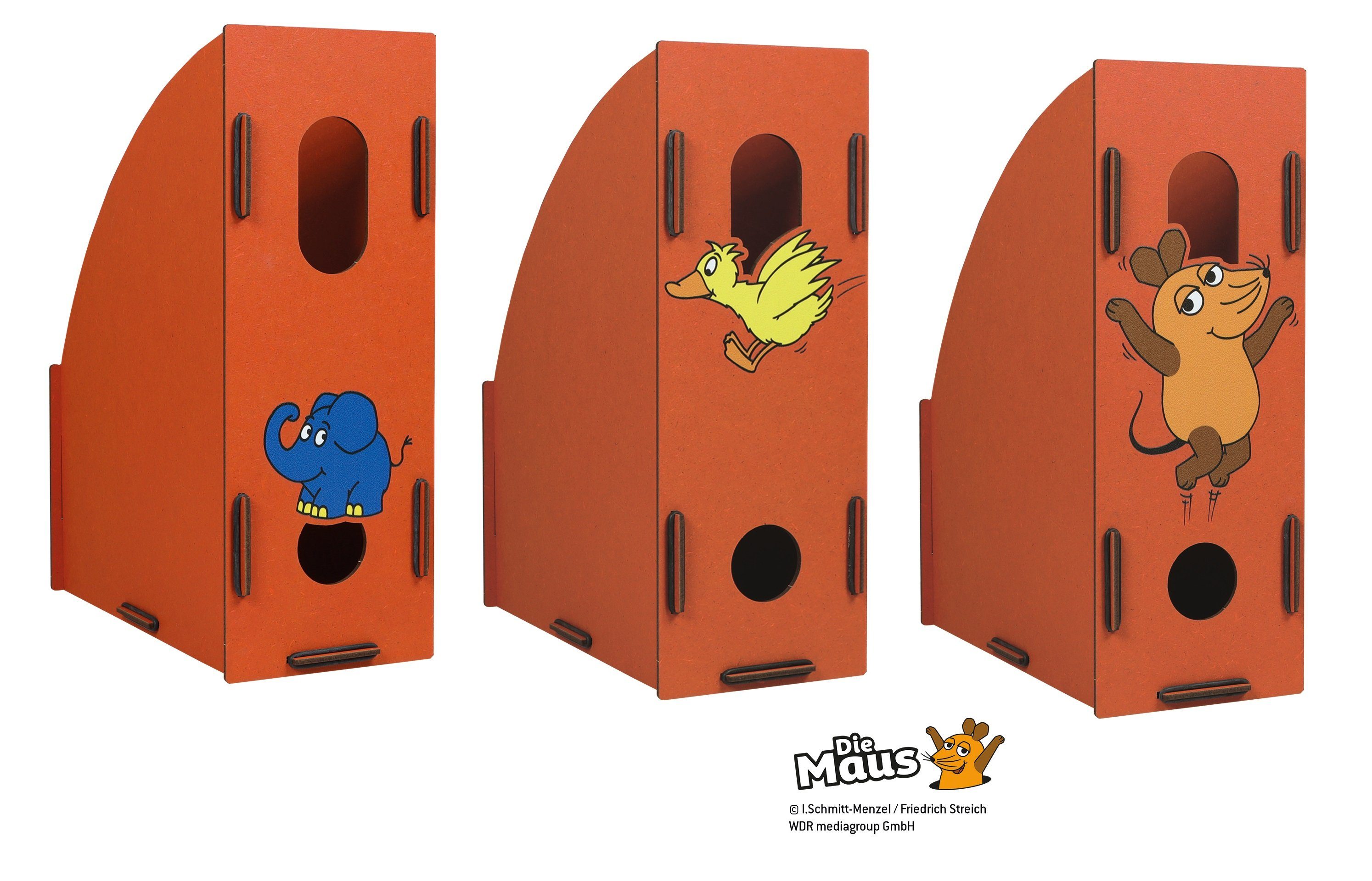 WERKHAUS® Organizer Werkhaus Organizer 3er Set Steh-Sammler Die Maus PP9830