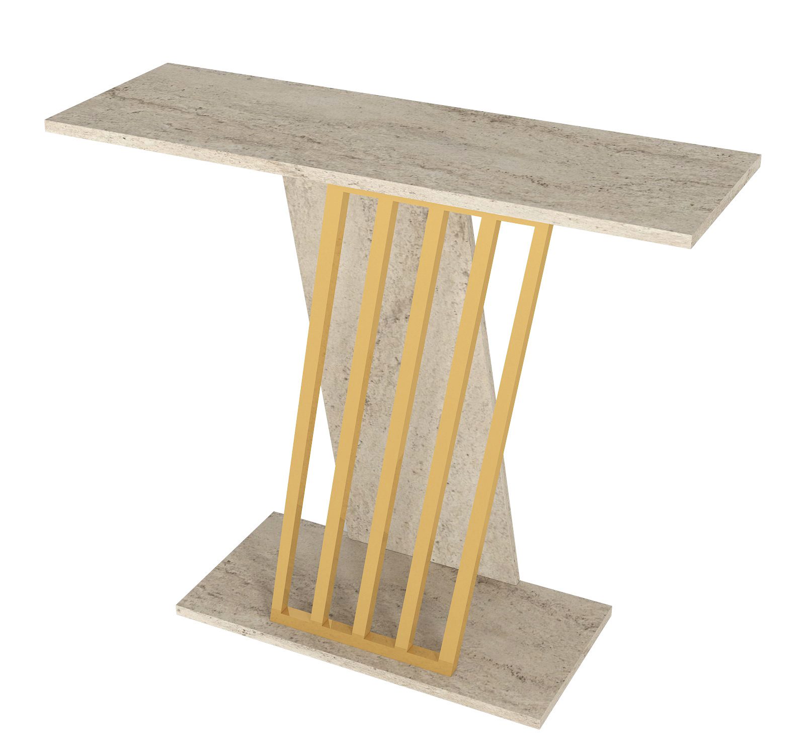 moebel17 Konsolentisch Konsolentisch in Beige mit günstig online kaufen