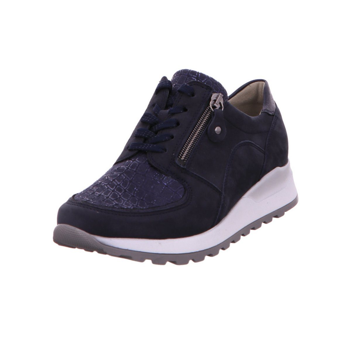Freizeit Schnürer für Damen in blau Laufschuh