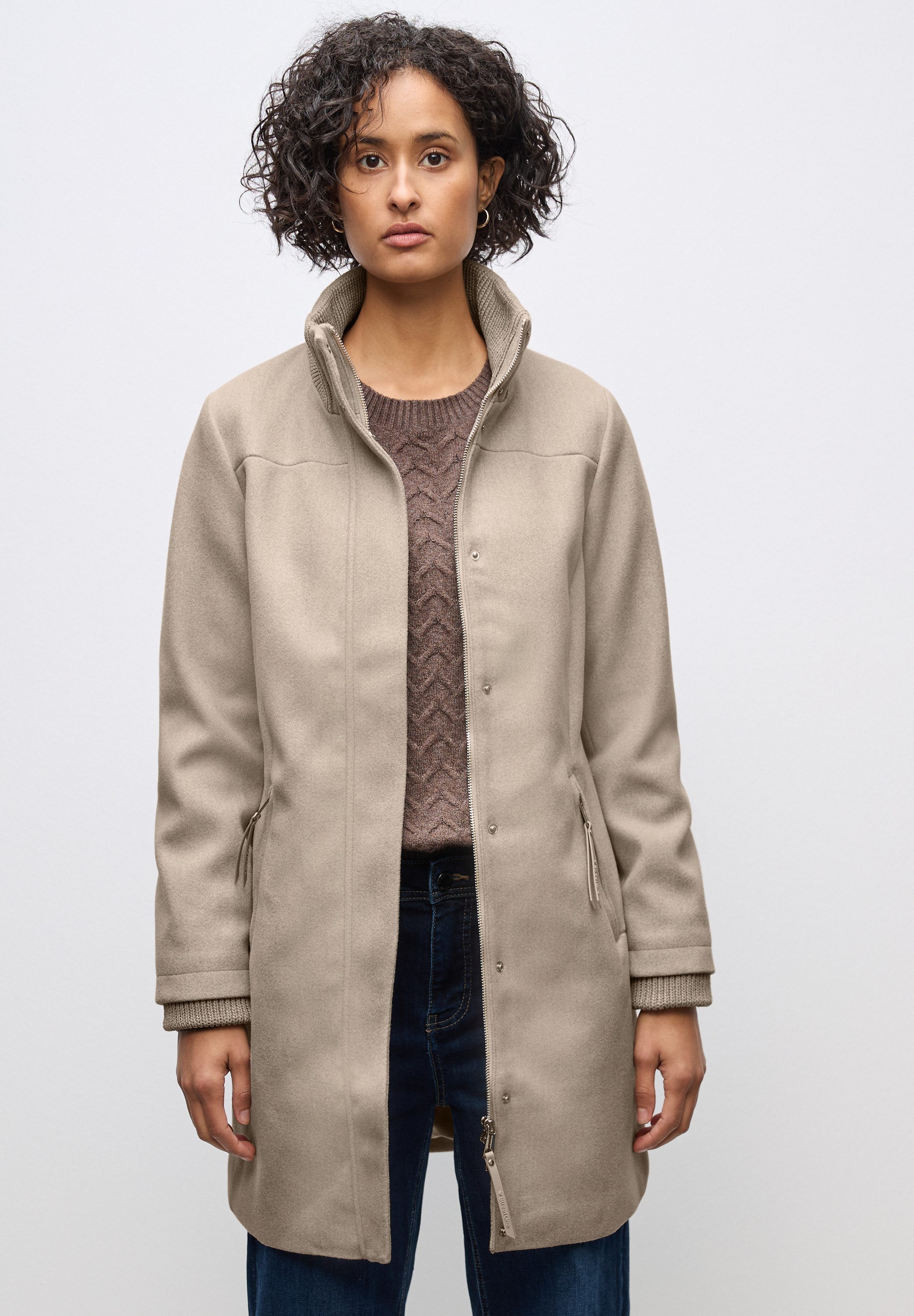 STREET ONE Kurzmantel in Woll-Optik günstig online kaufen