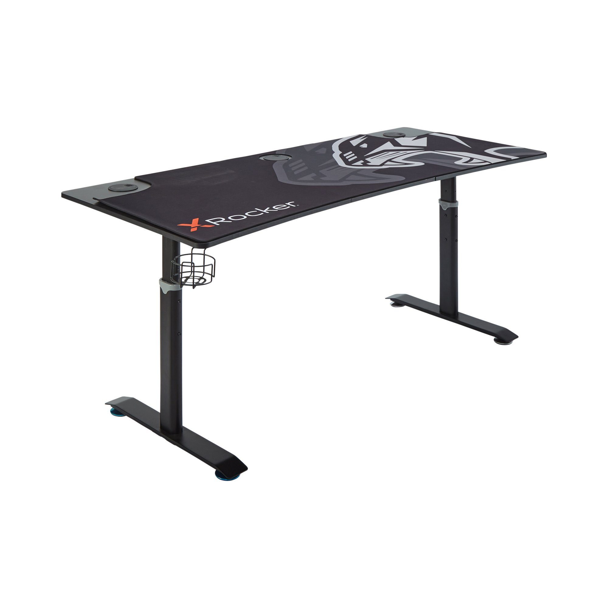 X Rocker Gamingtisch Cougar XL Ultra Wide Höhenverstellbarer Gaming Schreibtisch