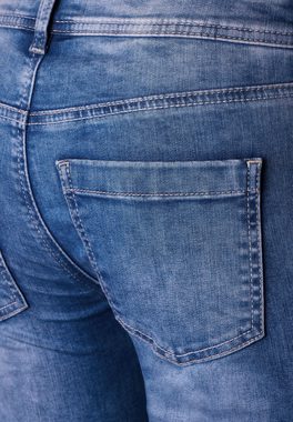 STREET ONE Slim-fit-Jeans im elastischen Materialmix