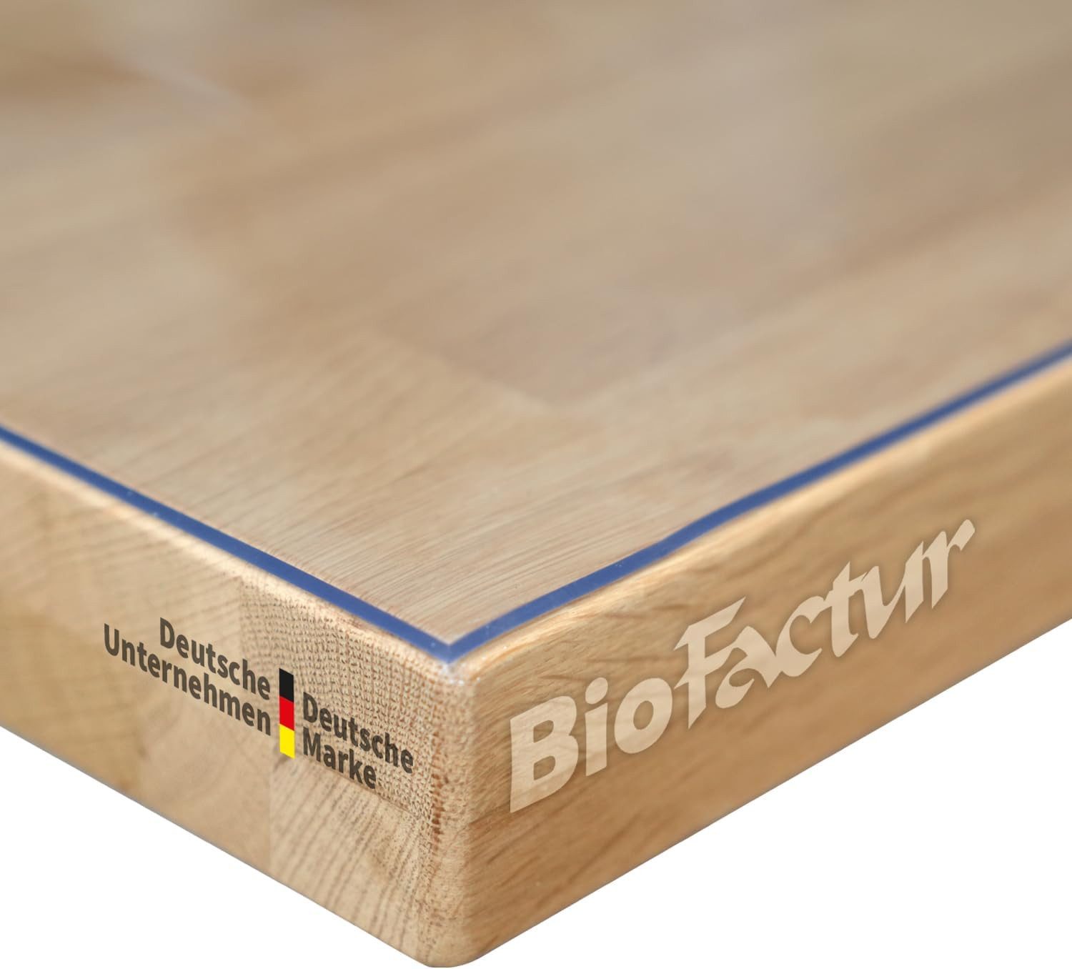 Biofactur Tischdecke Tischfolie Glasklar Folie 2 mm gerader Kante transpare günstig online kaufen