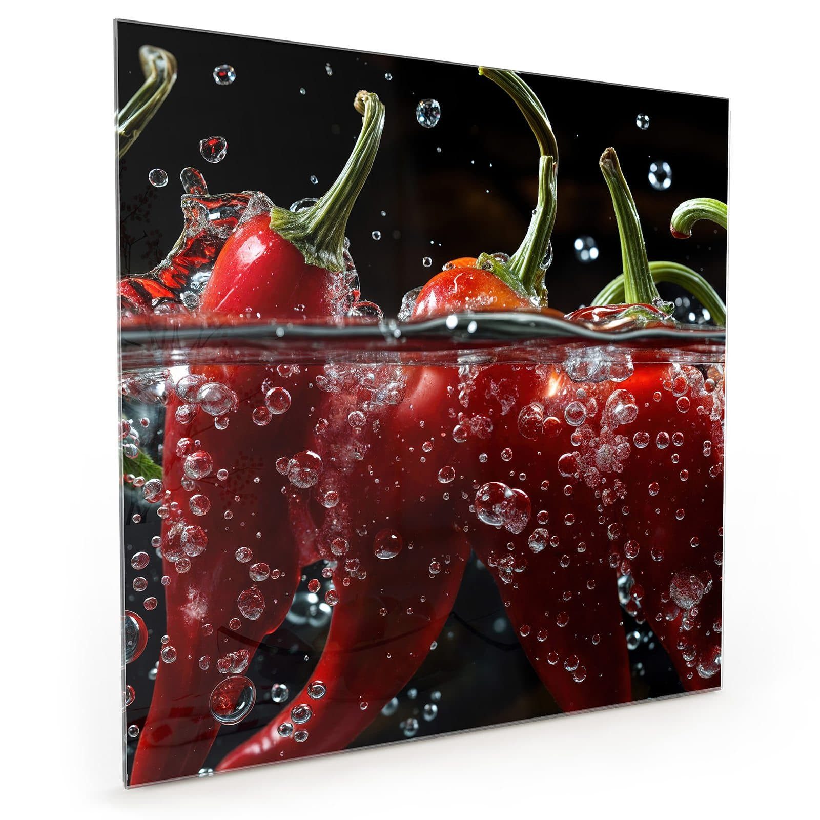Primedeco Küchenrückwand Spritzschutz, Herdblende aus Glas günstig online kaufen