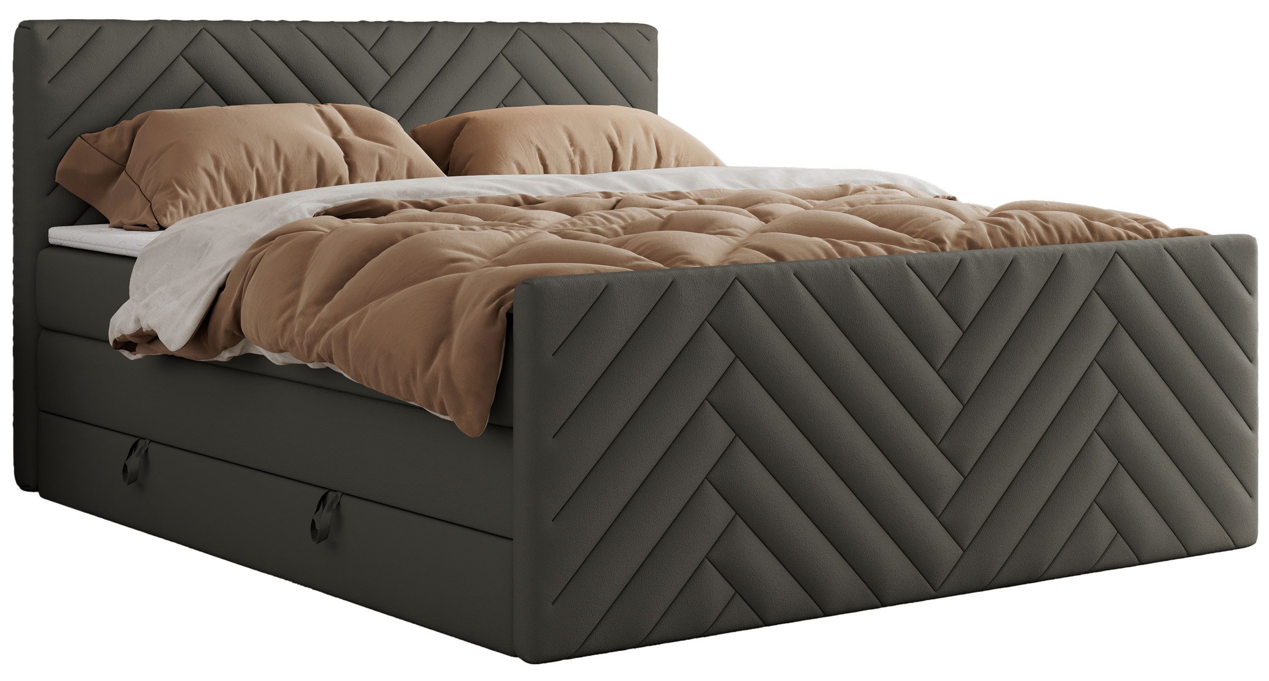 MKS MÖBEL Boxspringbett PARIS KING DUO günstig online kaufen