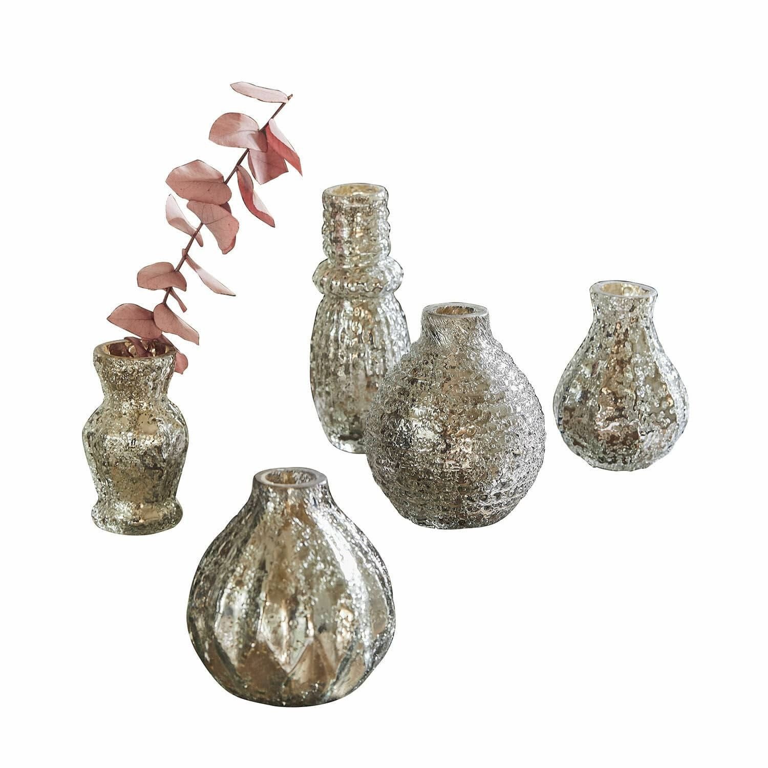 Tischvase Vase 5er Set Petillantique silber