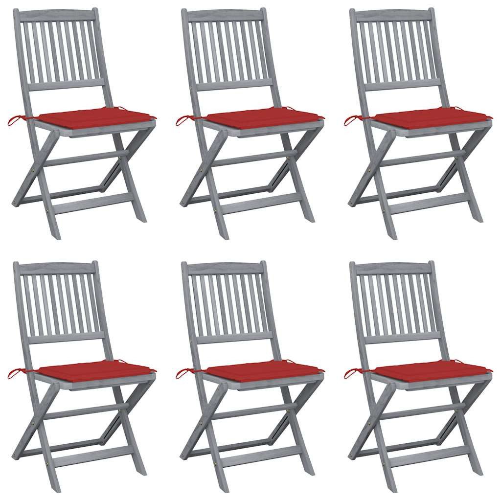 vidaXL Gartenstuhl Klappbare Gartenstühle 6 Stk. günstig online kaufen