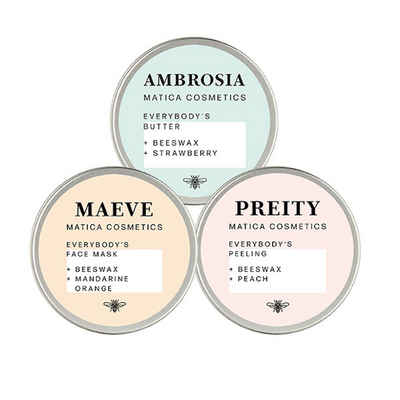 Matica Cosmetics Körperbutter AMBROSIA Hautpflege-Set 3- Set