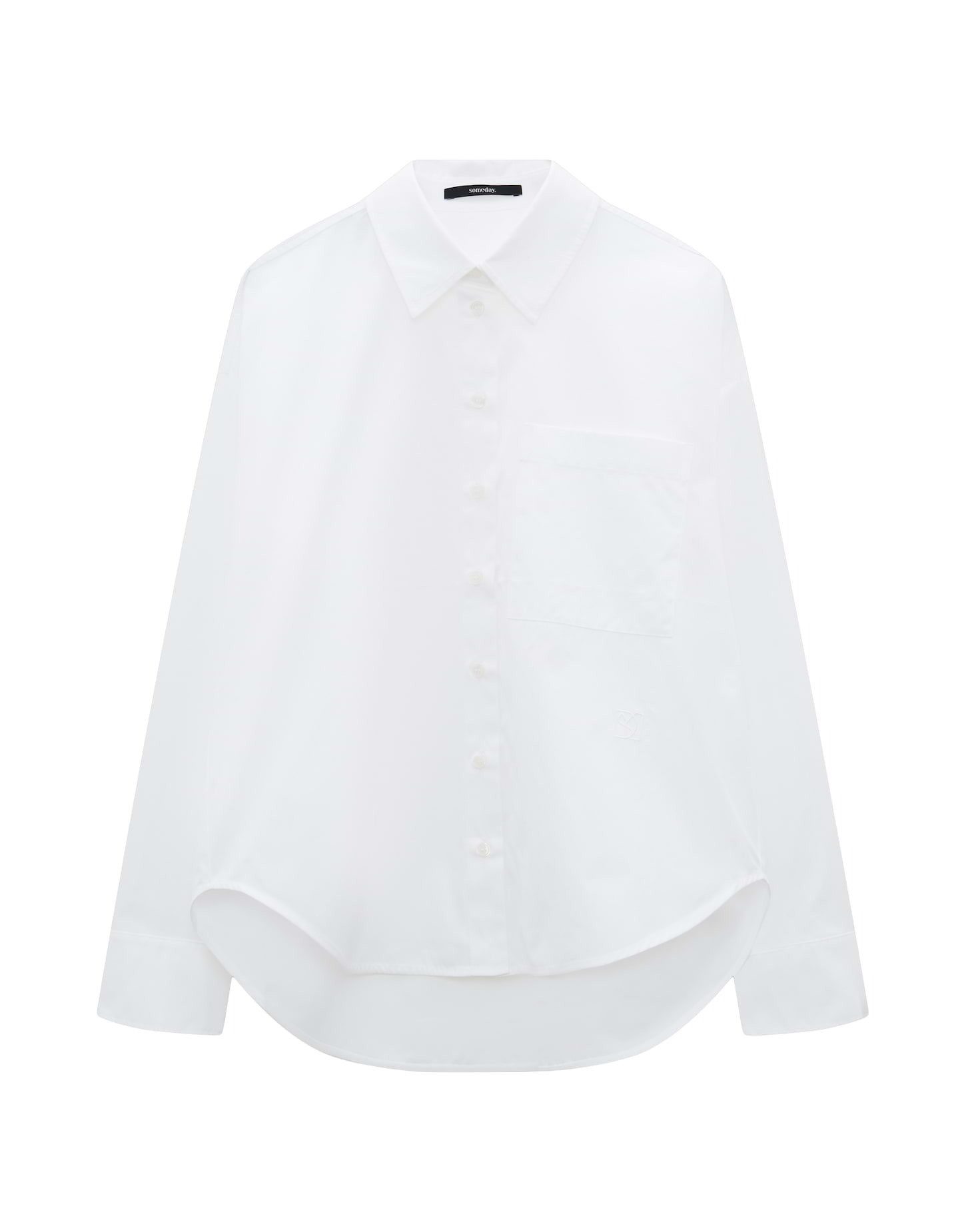 someday Langarmbluse Hemdbluse ZAMILLA Loose aus Baumwollpoppelin günstig online kaufen