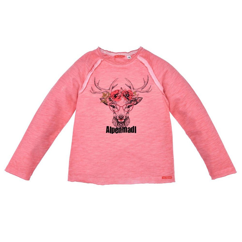 Langarmshirt Mädchen Langarmshirt 'Alpenstadl' 26088, Rose