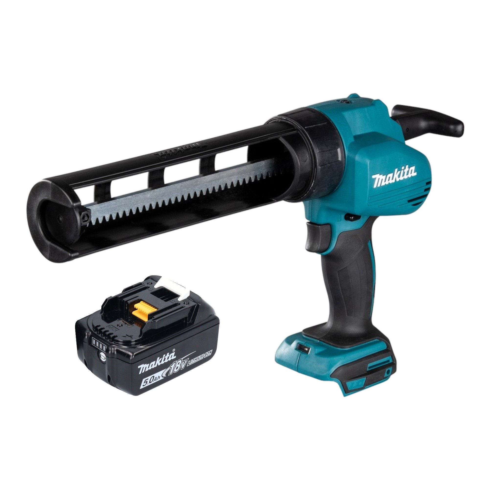 Makita Akku-Kartuschenpistole DCG 180 T1 18 V + 1x Akku 5,0 Ah - ohne Ladegerät
