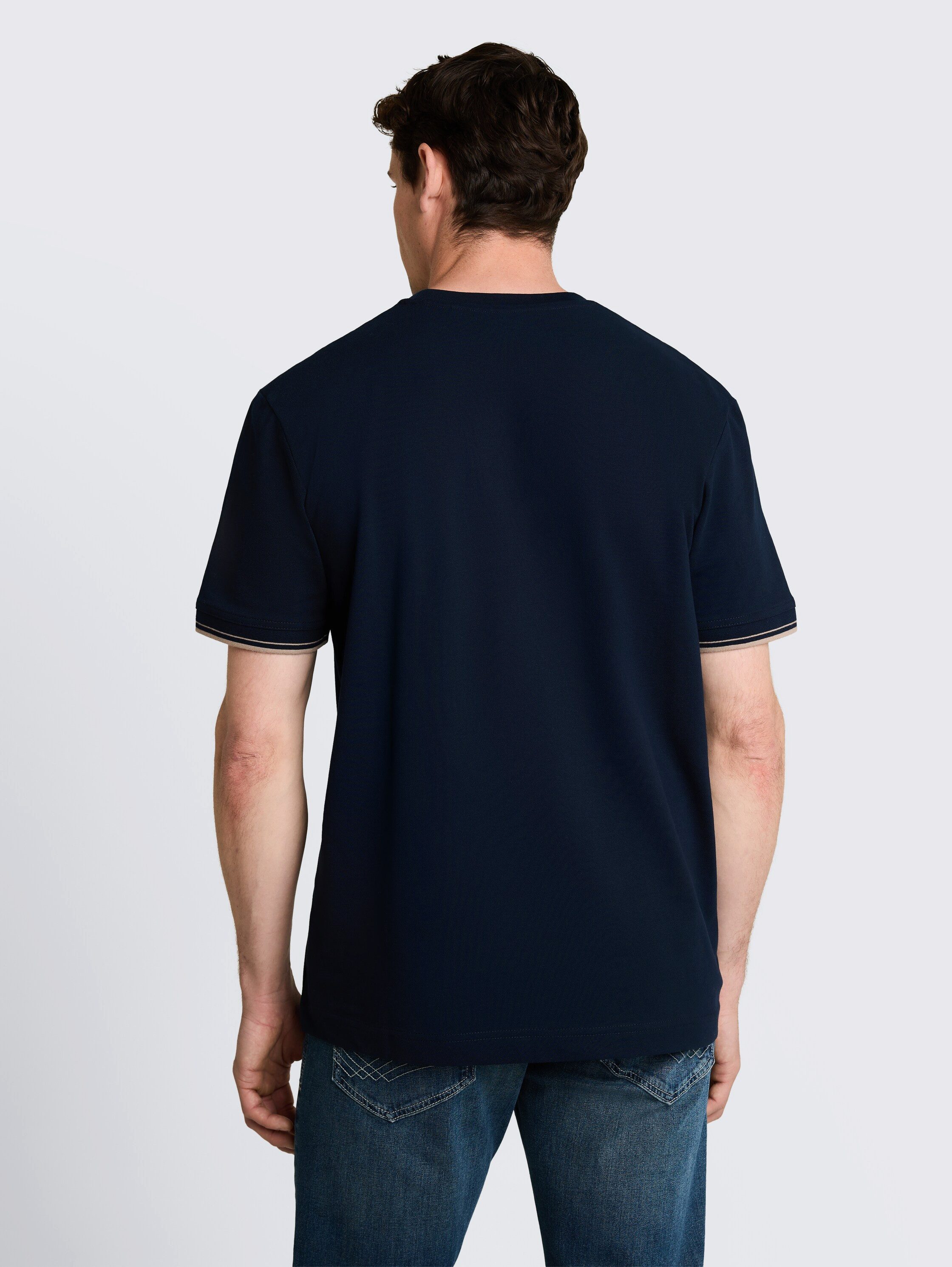 TOM TAILOR Kurzarmshirt Sommershirt mit Print und Stickerei – Bild 2 von 5