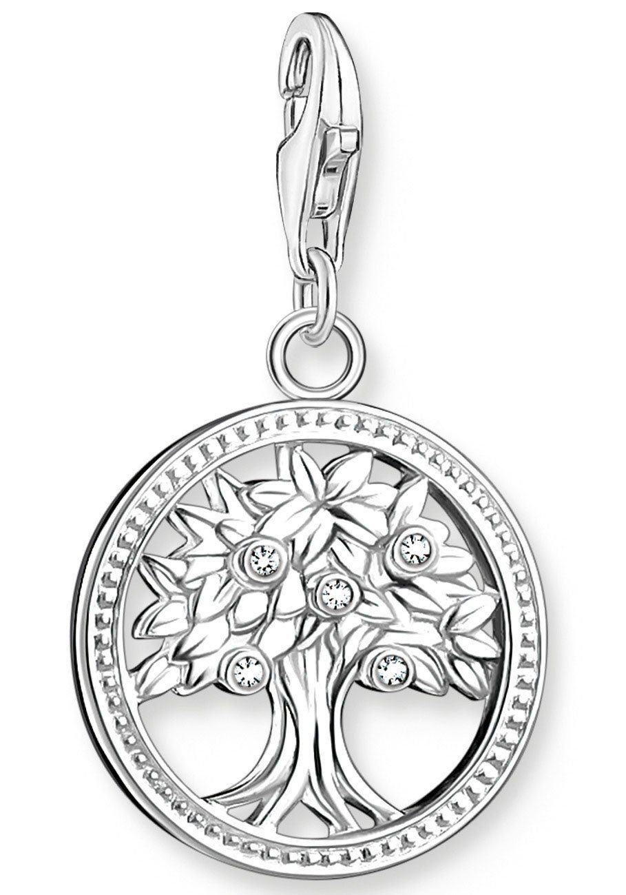 THOMAS SABO Charm-Einhänger Lebensbaum, 1303-051-14, mit Zirkonia (synth)