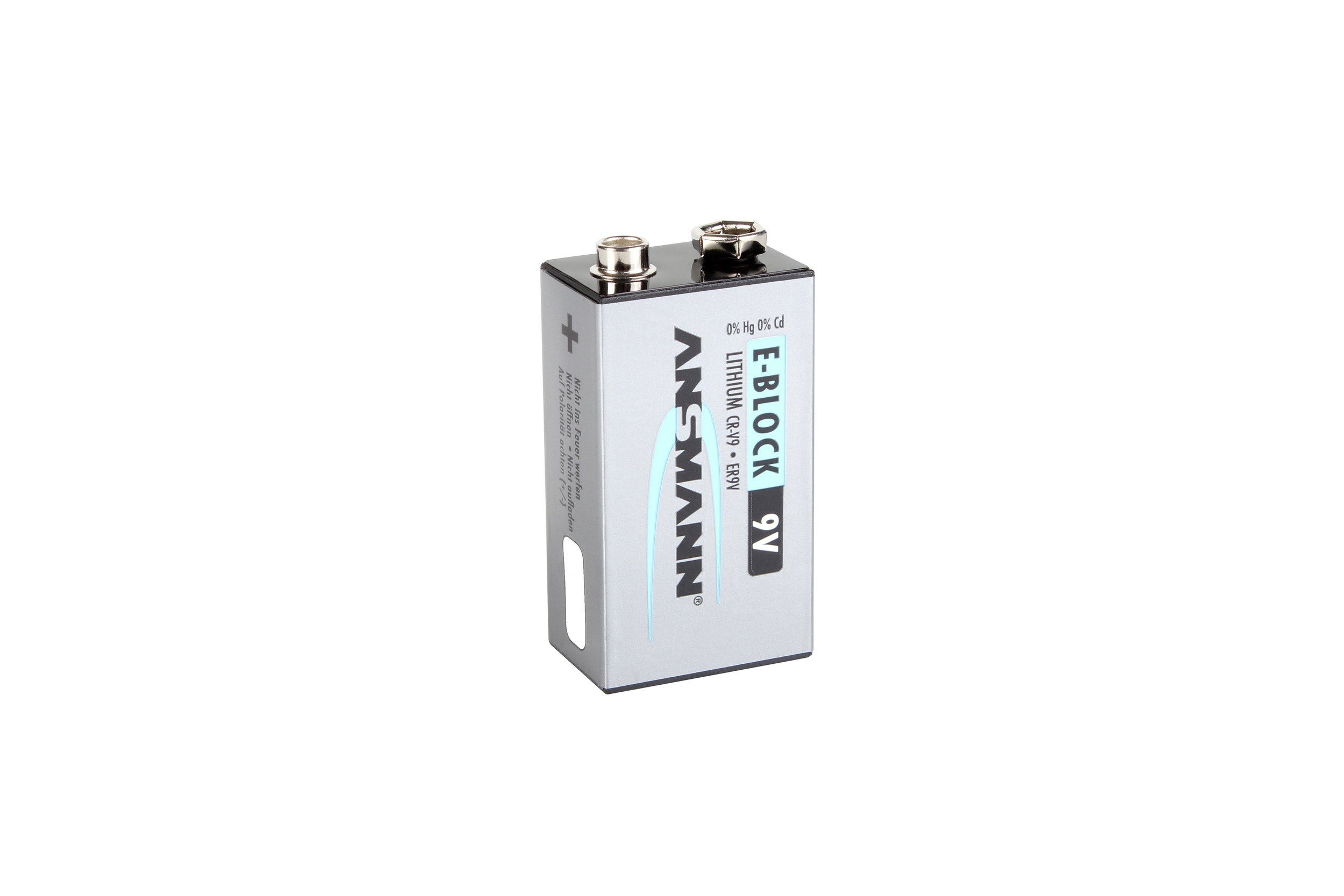 ANSMANN® ANSMAN Batterien 9V E-Block Extreme Lithium – hohe Kapazität (1 Stück) Batterie | Batterien