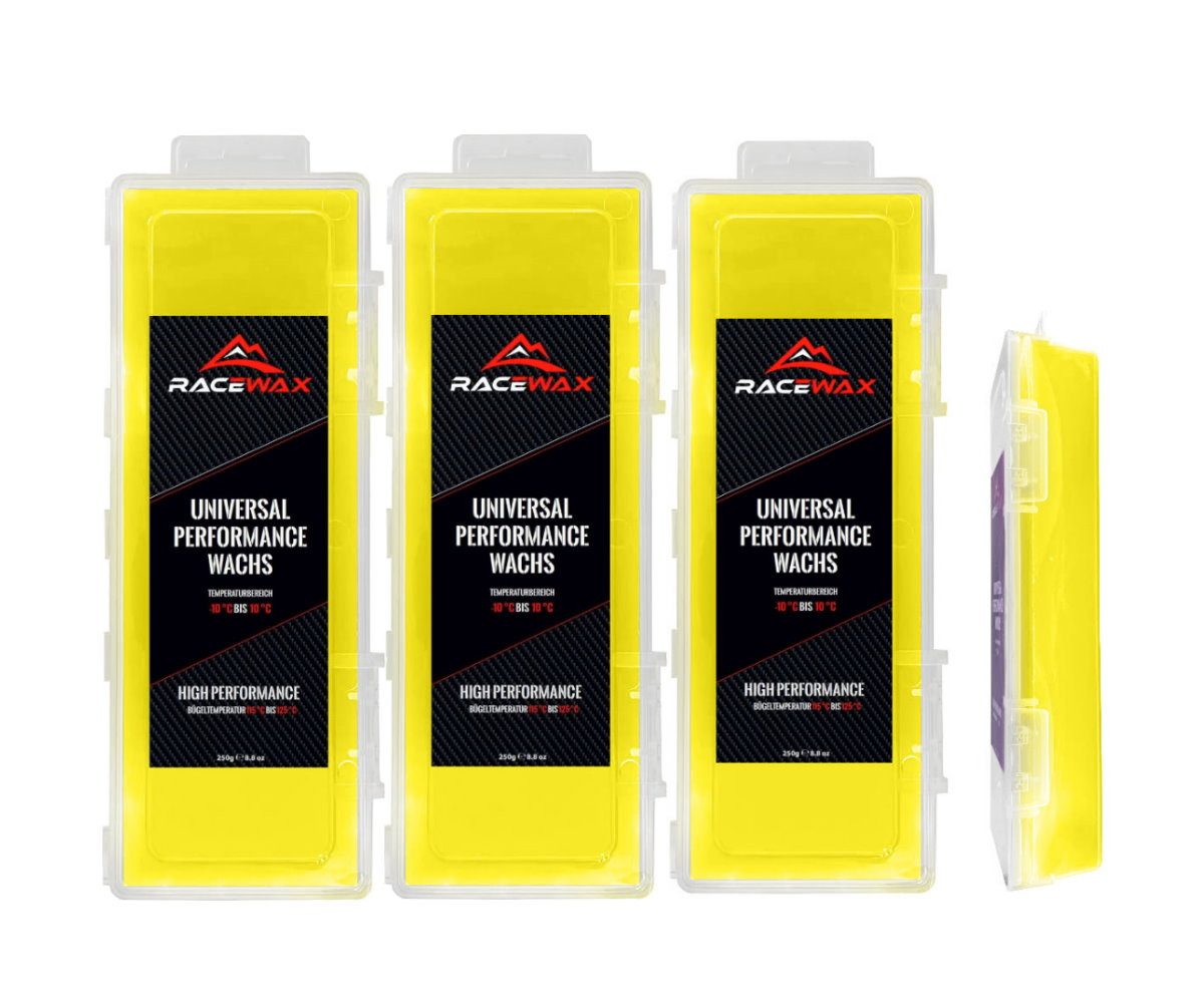Ski RaceWax Universal Wachs YELLOW EDITION Ski Langlauf Snowboard All IN