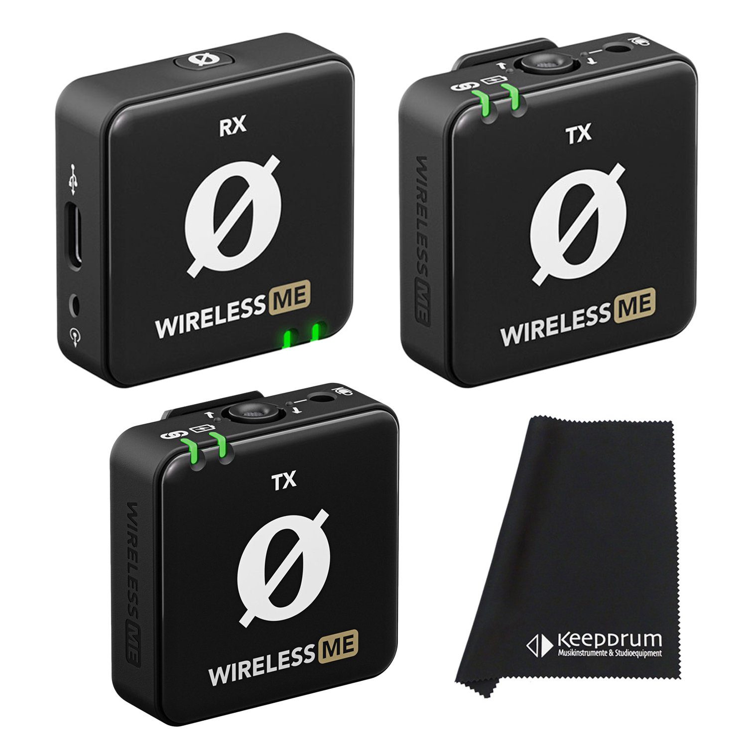 Rode Wireless ME Mikrofon System mit Wireless ME TX Sendemodul Digitales Aufnahmegerät