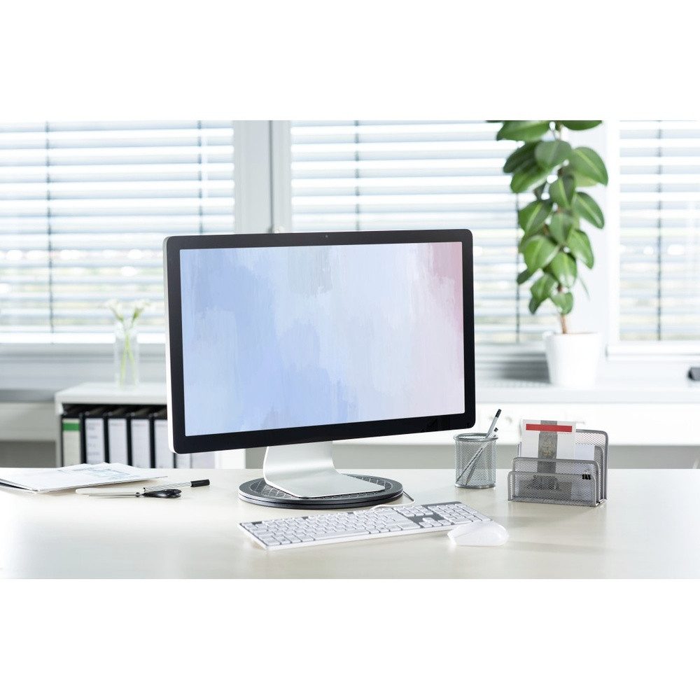 Hama Schreibtischaufsatz Hama 00220892 Monitor-Drehteller Schwarz günstig online kaufen