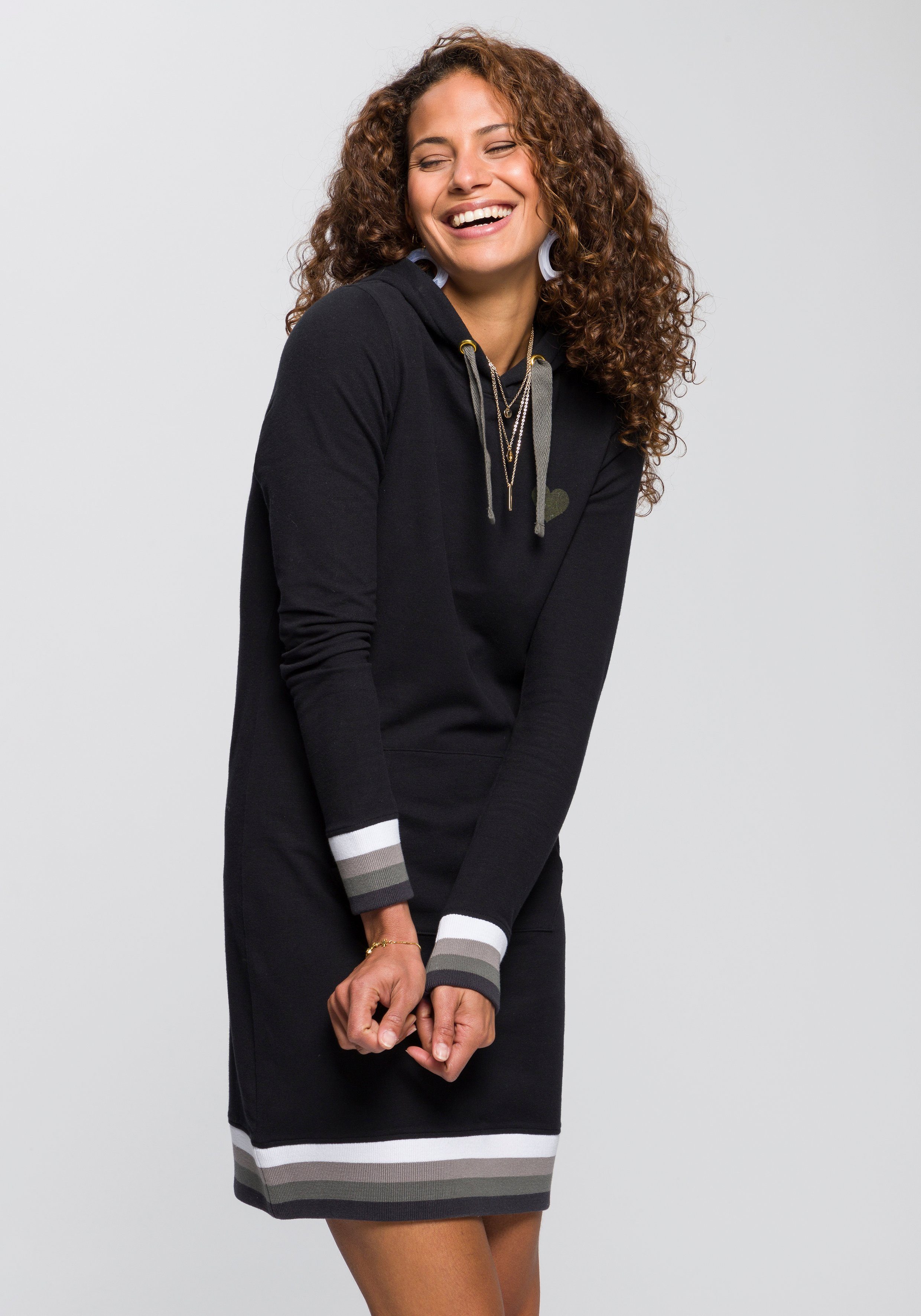 Schwarze Sweatkleider online kaufen » Schwarze Pullover Kleider | OTTO