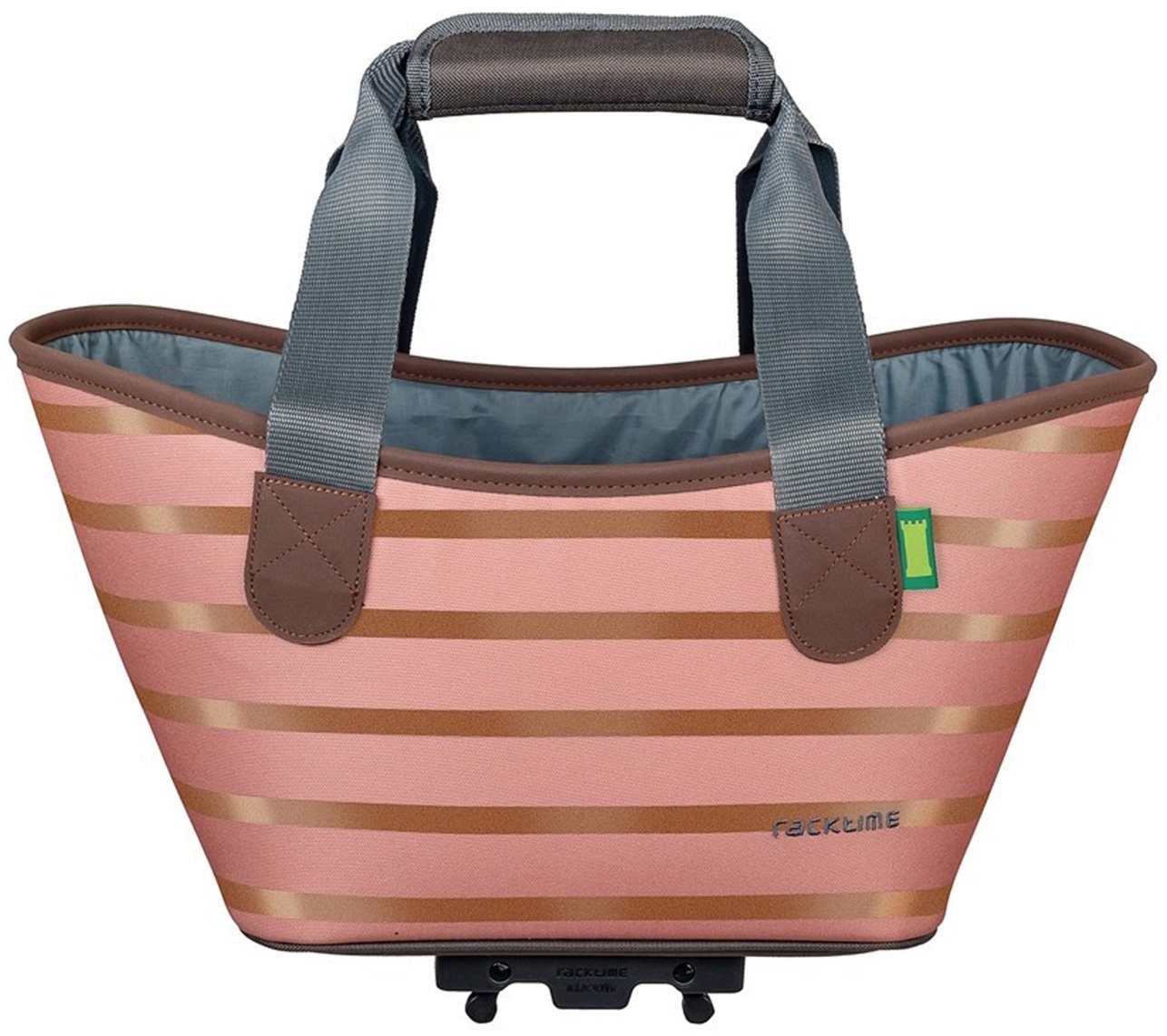 racktime Fahrradtasche (2-tlg) roségoldfarben