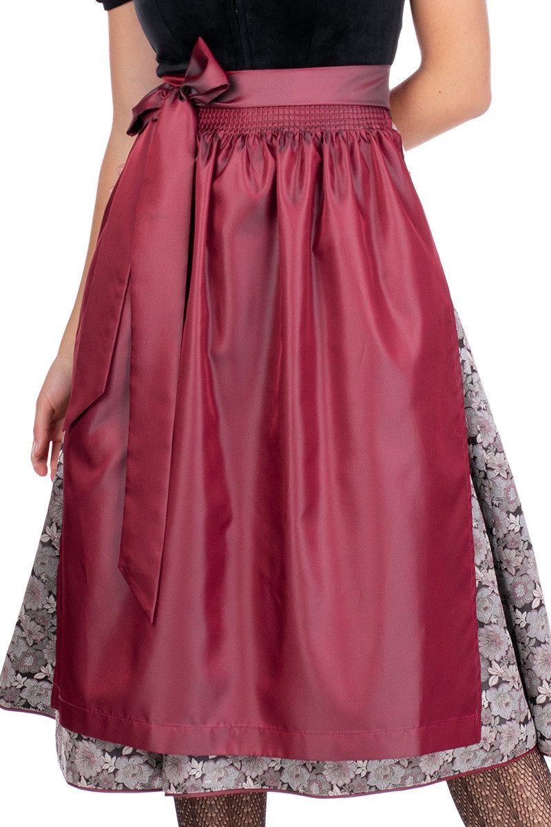 PURPLE LINE by Spieth & Wensky Dirndl Samt Dirndl 2tlg.- GLORIA - schwarz – Bild 4 von 5