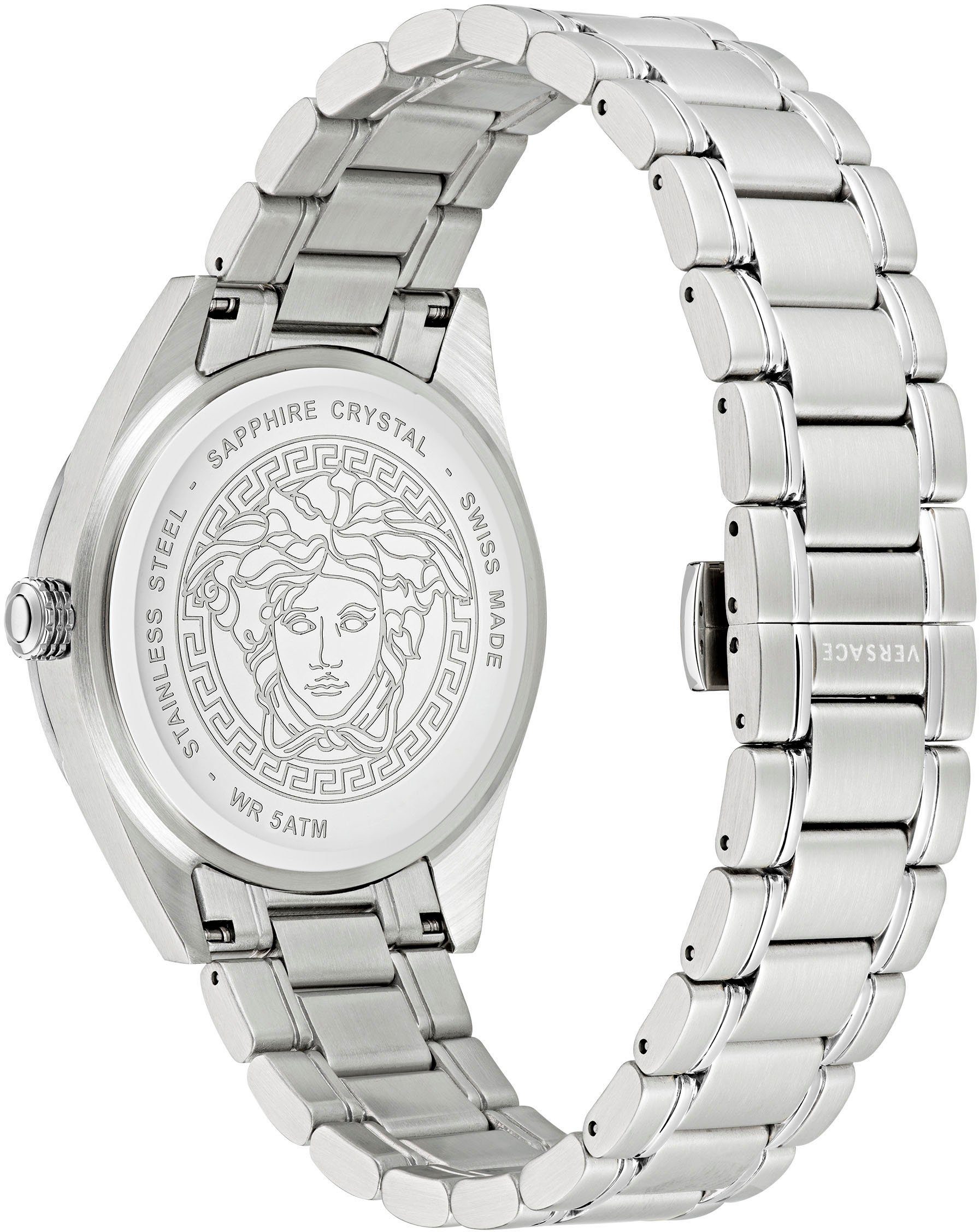 Versace Quarzuhr V-CODE, VE6A00323 silber